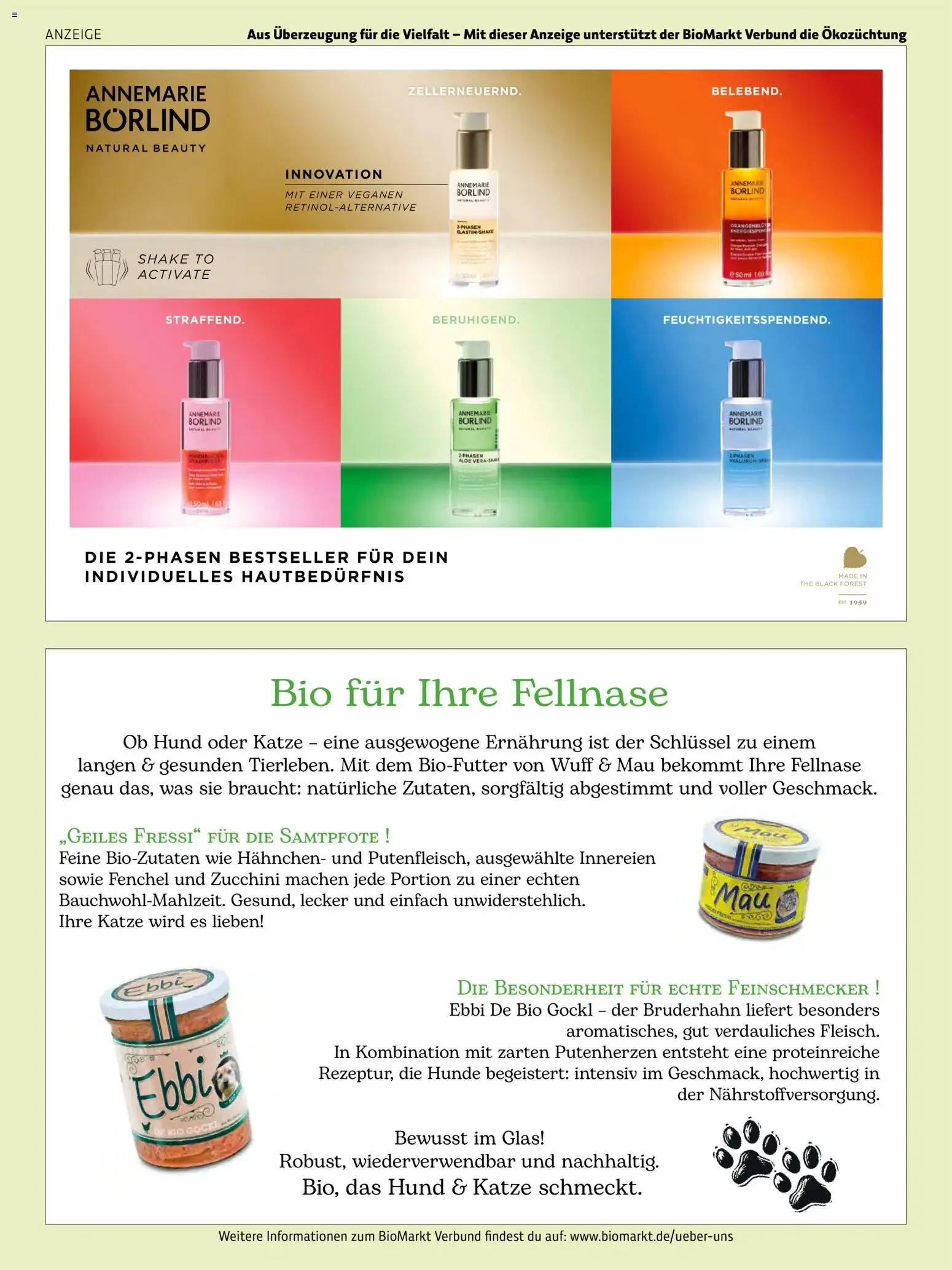 Das BioMarkt Magazin KREO von 17. Juli bis 30. September 2026 - Prospekt seite 40