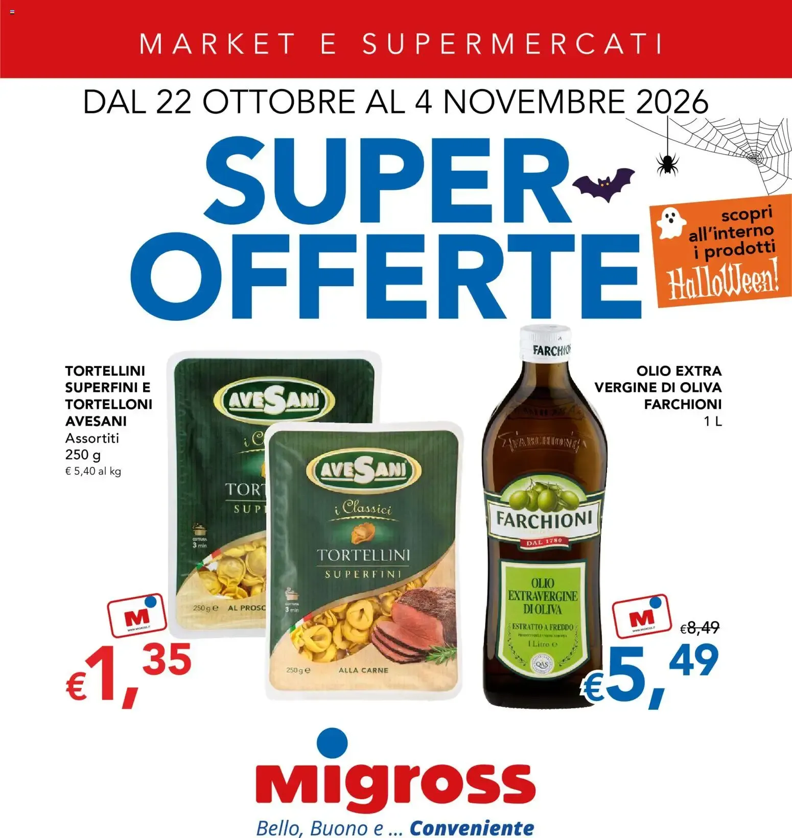 Migross volantino dal 22/10/2026 - online Offerte da 22 ottobre a 4 novembre di 2026 - Pagina del volantino 1