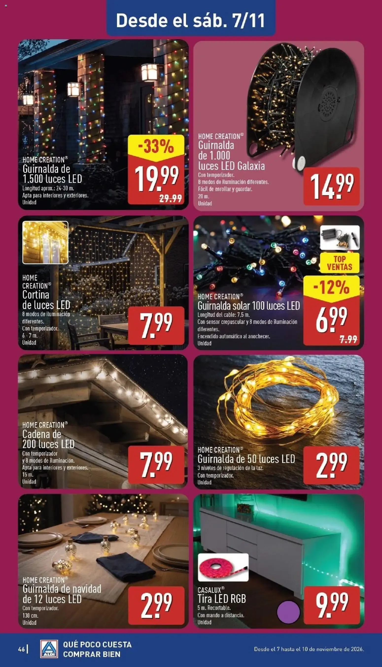 Catálogo de Aldi folleto Península del 02/11/2026 | Catálogo 2 de noviembre al 8 de noviembre 2026 - Página 46