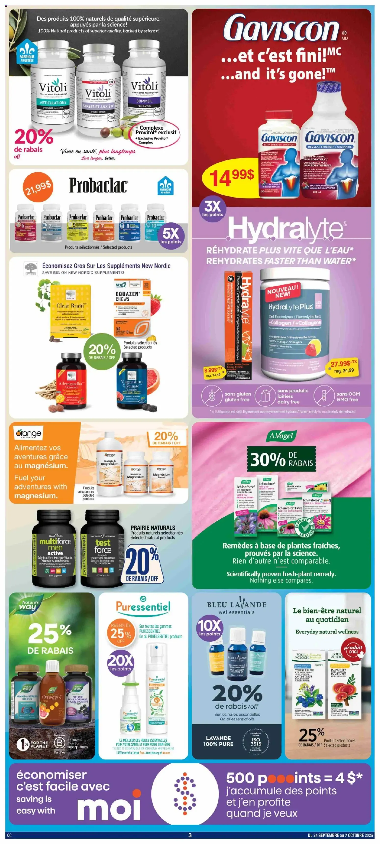 Jean Coutu - Encart produits naturels from Sep 24, 2026 > weekly specials & deals from September 24 to October 7 2026 - flyer page 3