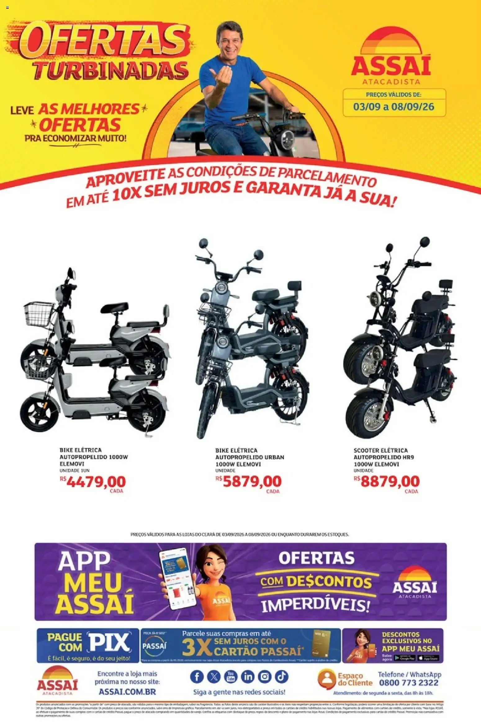 Encarte de Assaí Atacadista ofertas - CE de 03/09/2026 | Promoções Online 3 de setembro até 8 de setembro 2026 - Pagina 1