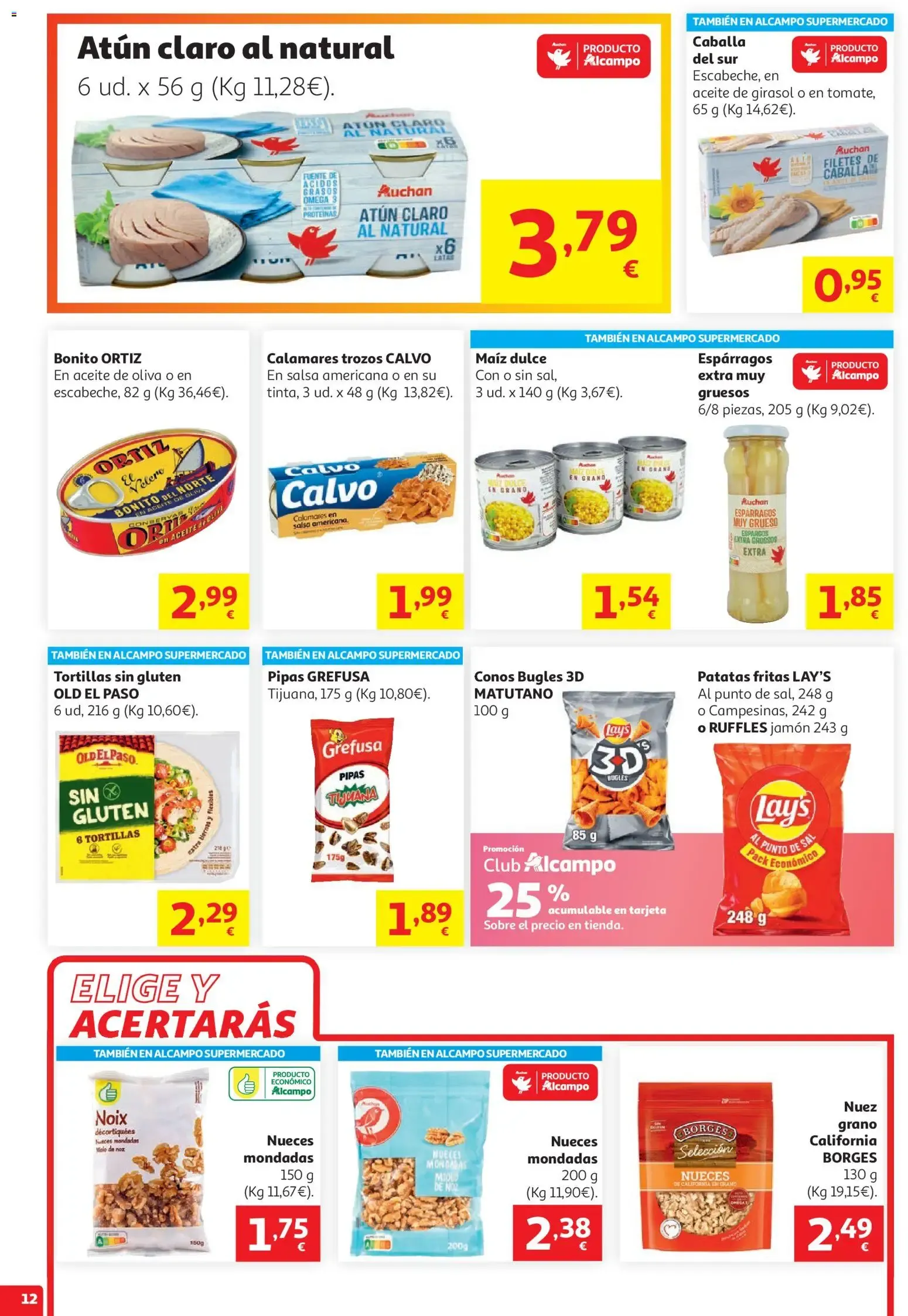 Catálogo de Alcampo Verano Frutal 15 de julio al 28 de julio 2026 - Página 12