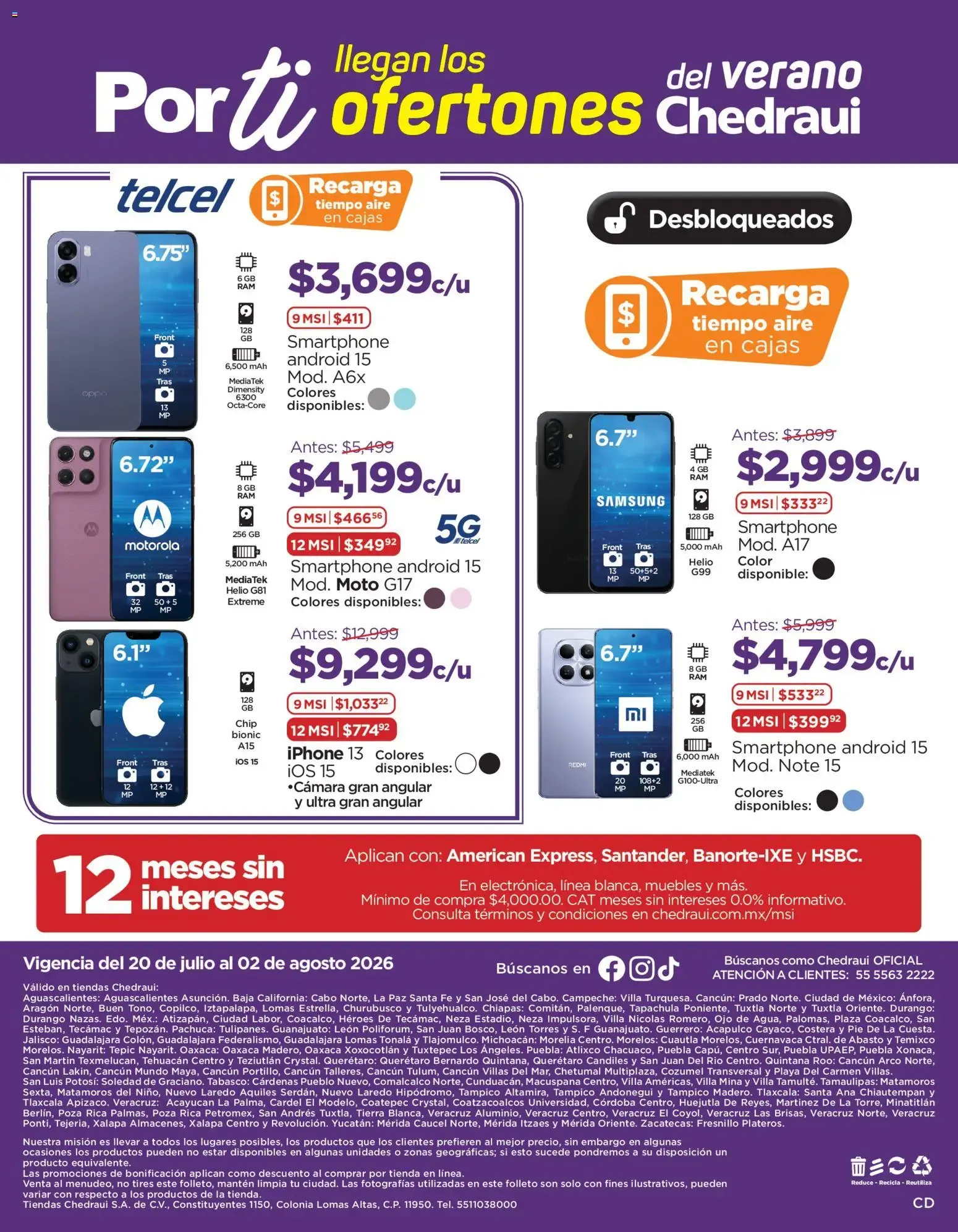 Catálogo de Chedraui folleto Por Ti ofertones (20/07/2026 - 02/08/2026) - catálogo en línea 20 de julio al 2 de agosto 2026 - Pagina 16