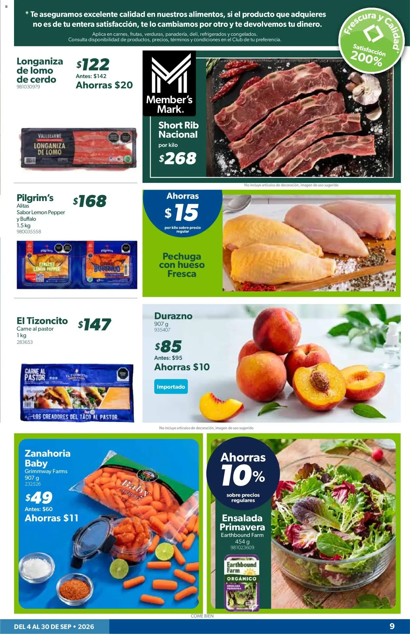 Catálogo de CUPONERA SAMS | Folleto de 04/09, Ofertas Septiembre 2026 4 de septiembre al 30 de septiembre 2026 - Pagina 9