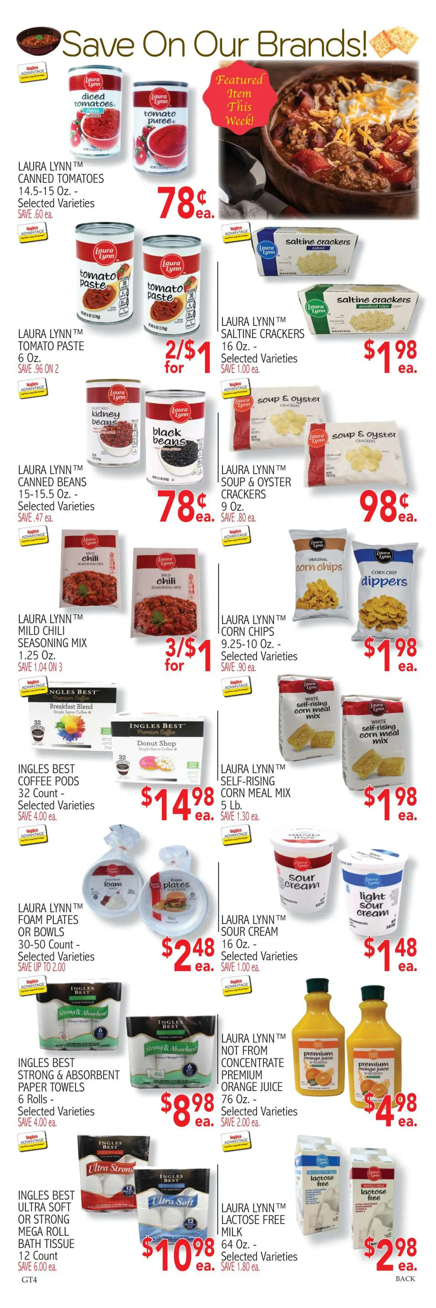 Weekly ad Current Ingles Markets leaflet valid from Wednesday 09/30/2026 to Tuesday 10/06/2026 from September 30 to October 6 2026 - Page 8