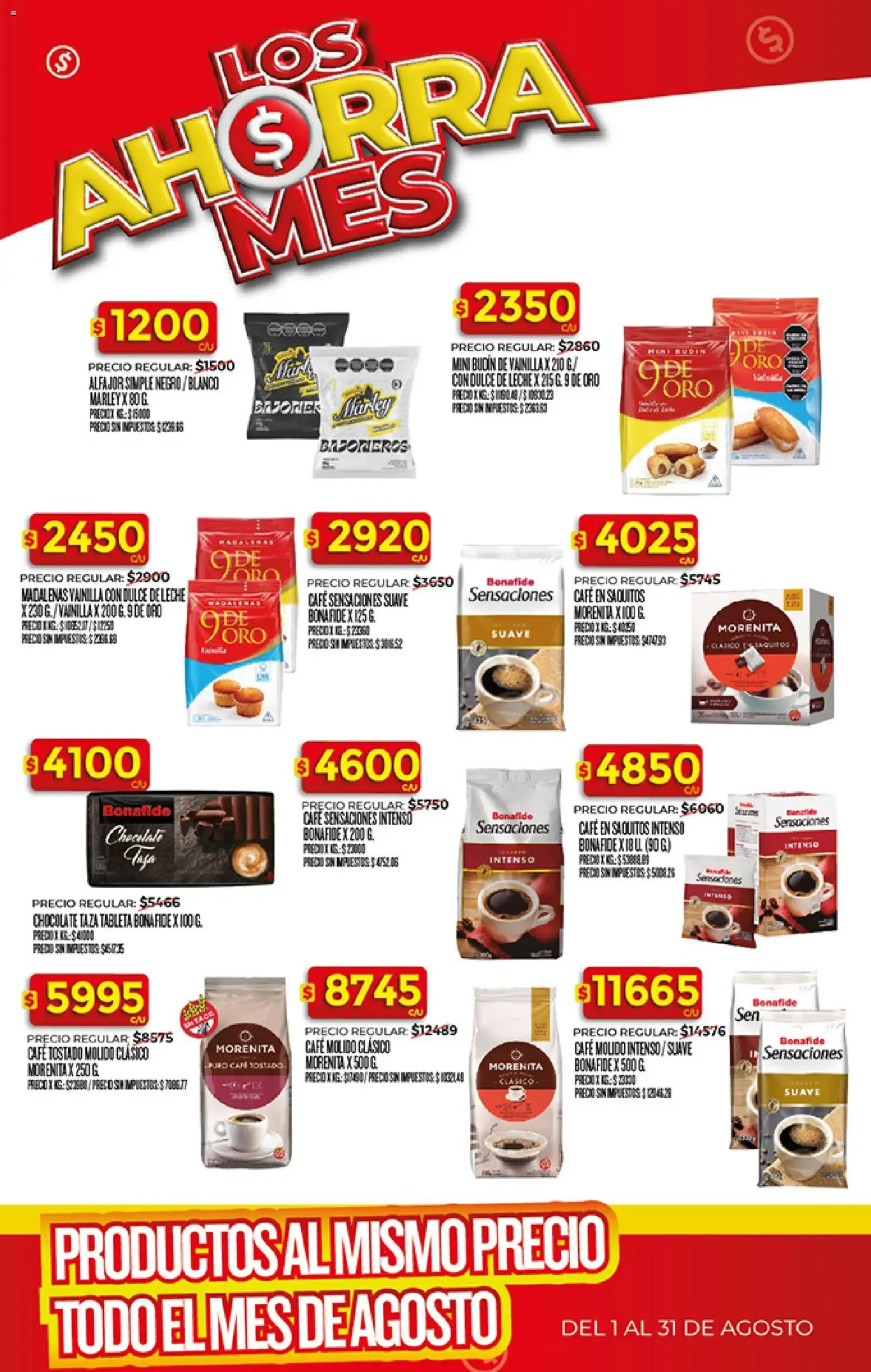Ofertas de Los Ahorra Mes: Productos al mismo precio todo el mes de Agosto 3 de agosto al 31 de agosto 2026 - Página 6 del catálogo