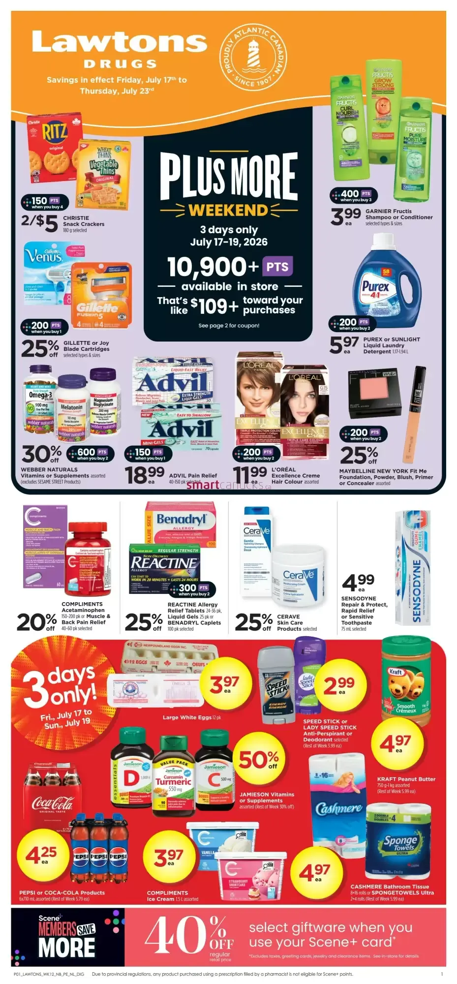 Lawtons Drugs flyer week 29 from July 17 to July 23 2026 - flyer page 1