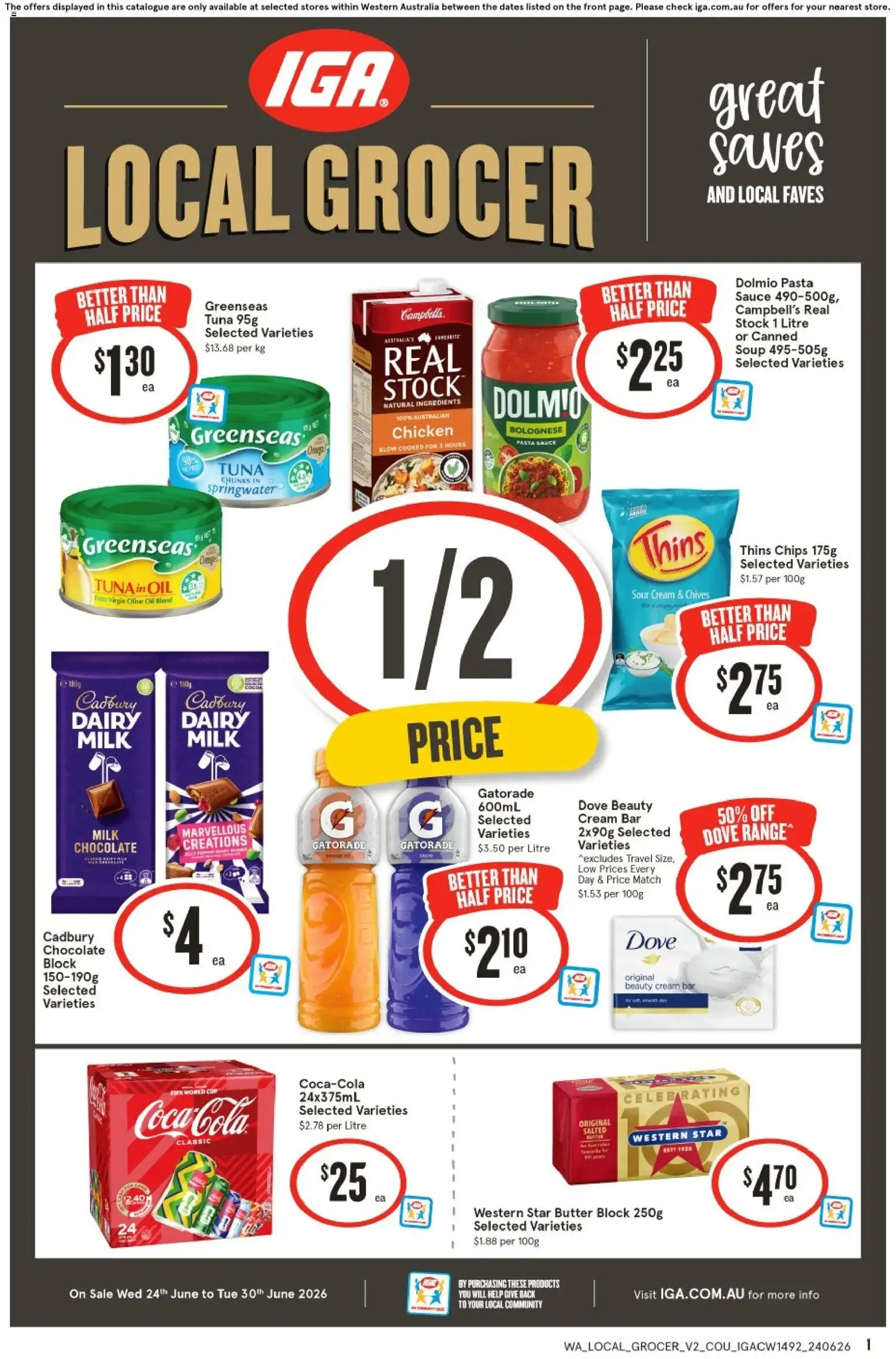 IGA Local Grocer Catalogue - Catalogue valid from 24 June to 30 June 2026 - page 1