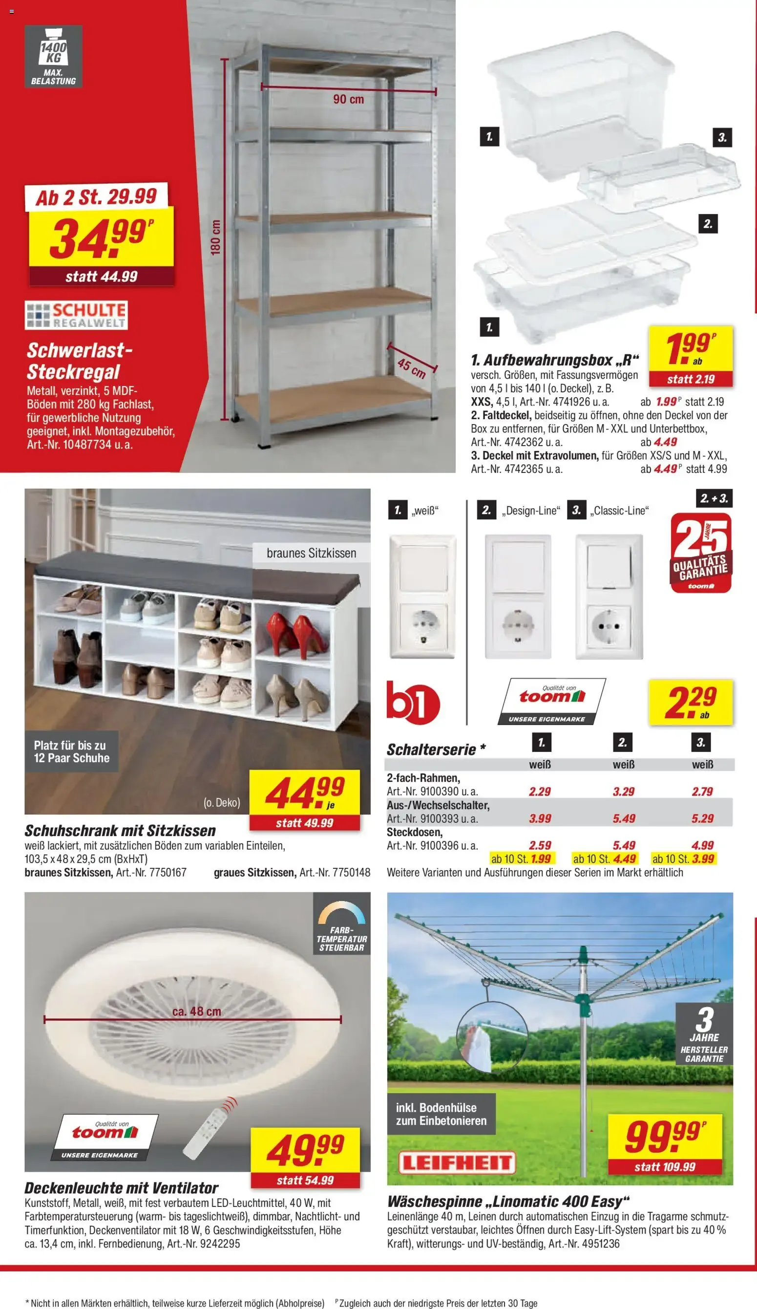 Toom Baumarkt Prospekt (ab 25.07.2026) zum Blättern von 25. Juli bis 31. Juli 2026 - Prospekt seite 12