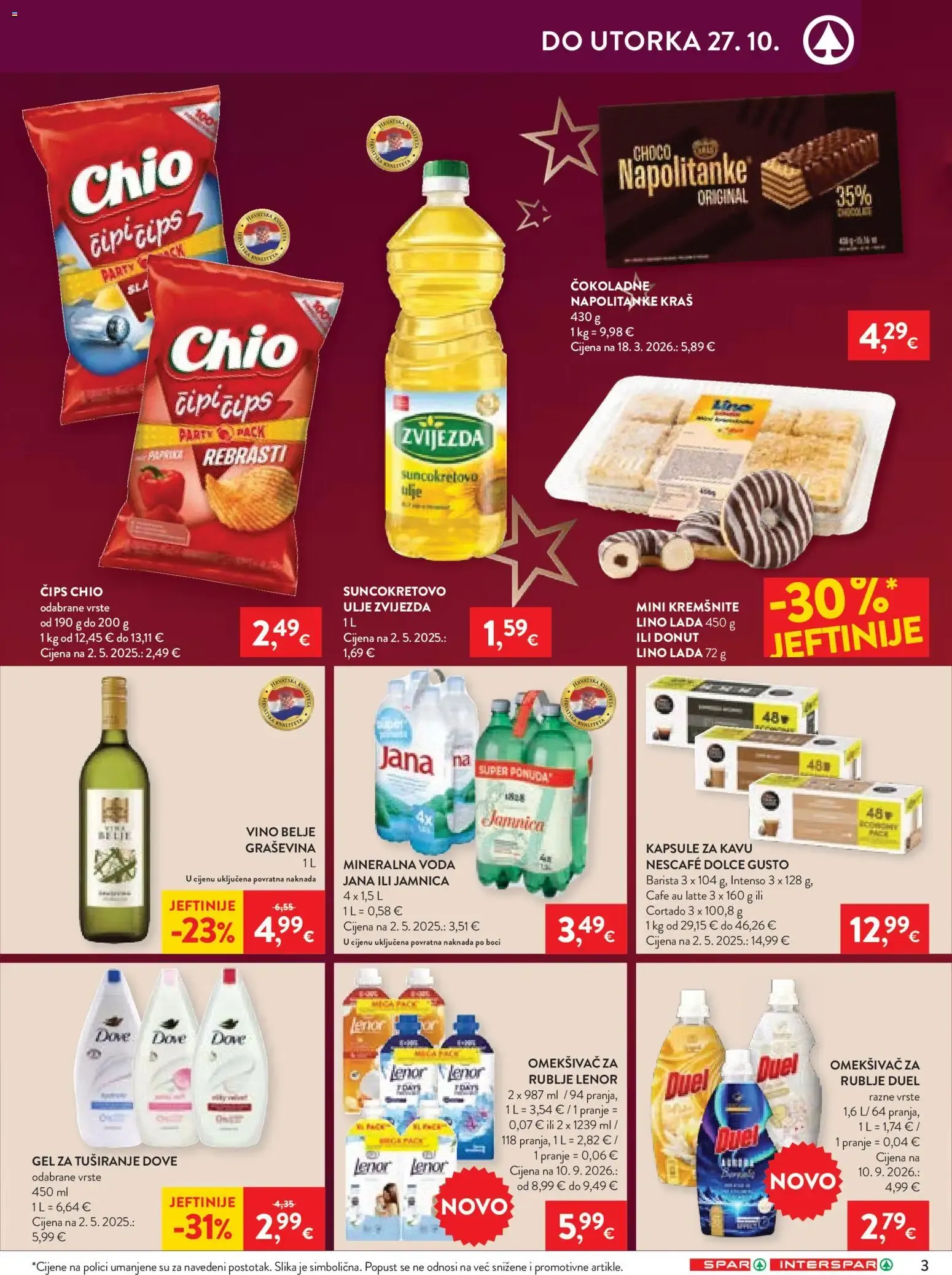 Katalog Spar Katalog novi od 21.10.2026 na listanje > letak digitalni od 21. listopada do 27. listopada 2026. - Pregled Stranica 3