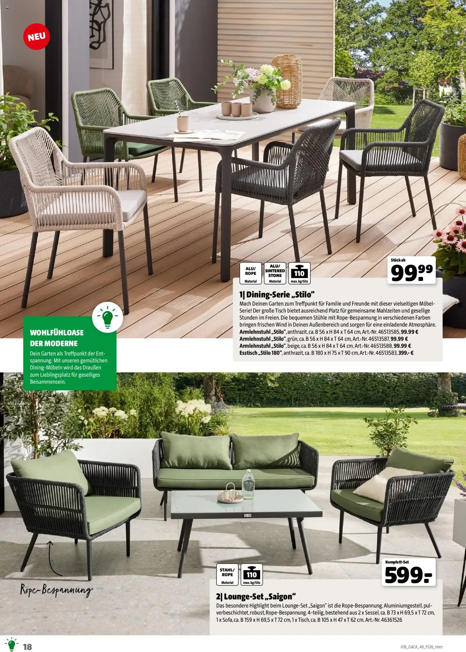 Hagebaumarkt Gartenmöbel & Camping von 2. März bis 31. Dezember 2026 - Prospekt seite 17