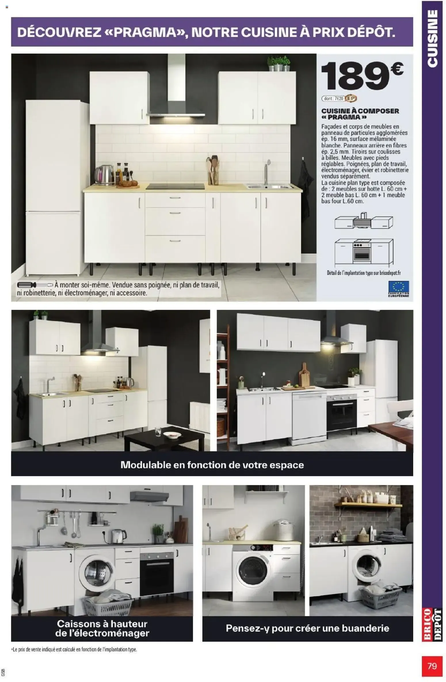 L'OFFICIEL DU BRICOLAGE - Automne du 17 septembre au 1 octobre 2026 - Catalogue page 79