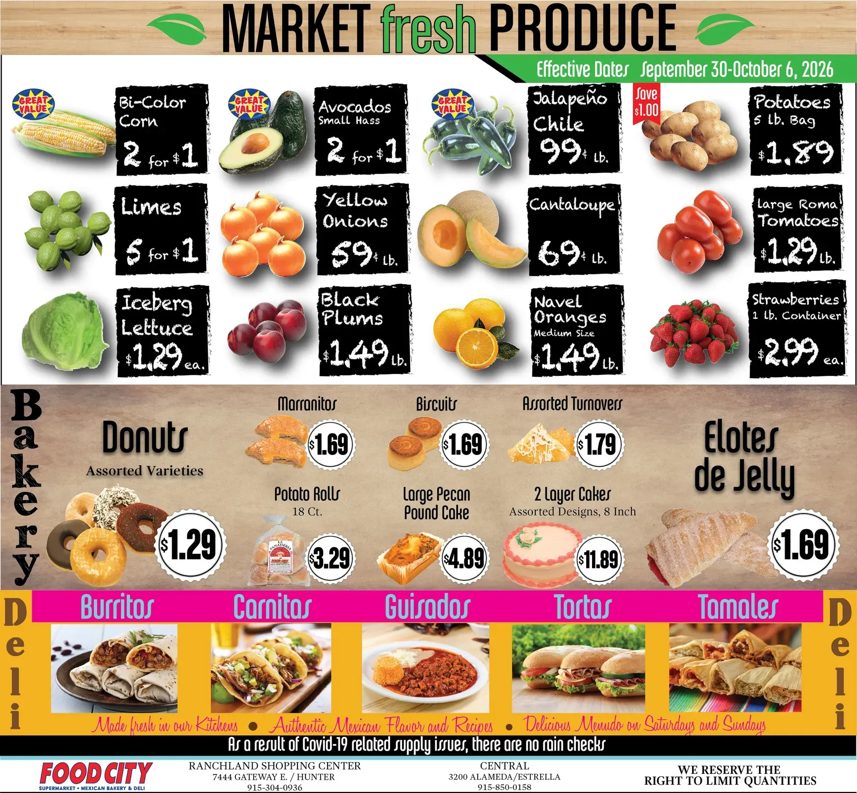 Weekly ad Current Food City leaflet valid from Wednesday 09/30/2026 to Tuesday 10/06/2026 from September 30 to October 6 2026 - Page 4