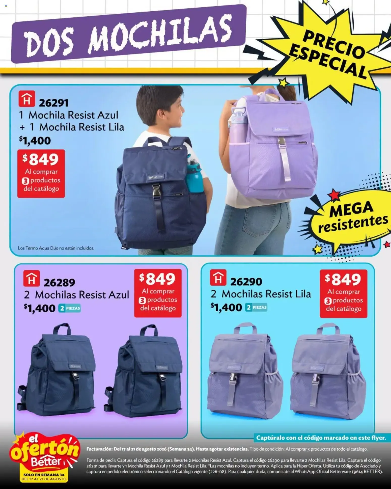Catálogo de El Ofertón Betterware para este regreso a clases 17 de agosto al 21 de agosto 2026 - Pagina 3