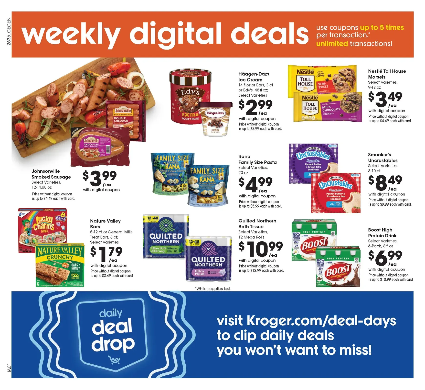 Weekly promotion Current Kroger leaflet valid from Wednesday 09/30/2026 to Tuesday 10/06/2026 spanning from September 30 to October 6 2026 - Page 2 for Catalogue 365