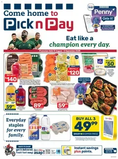 Pick n Pay Specials 31/08/2026 + Liquor catalogue this week from 31 August to 6 September 2026 - Catalogue Page 1