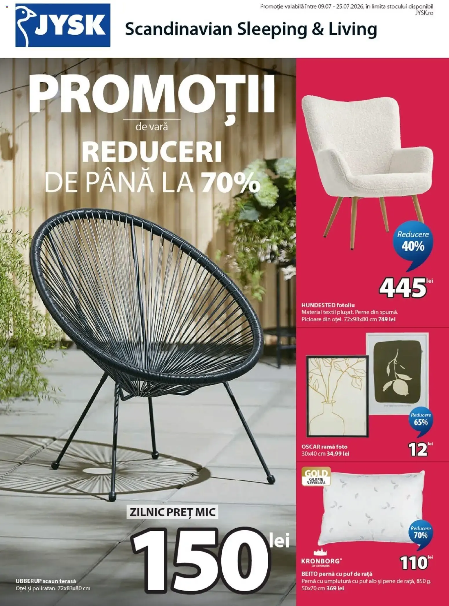 Catalog JYSK Catalog - Oferta 09.07.2026 - 25.07.2026 de la 9 iulie până la 25 iulie 2026 - Revista Pagina 1