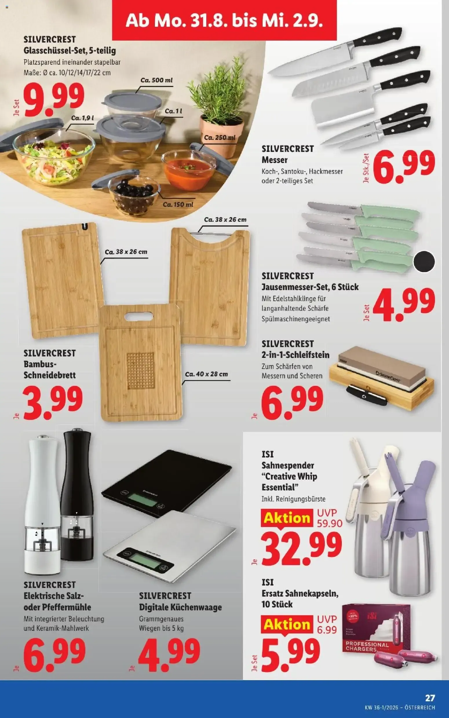 Lidl - Flugblatt ab 27.08.2026 - Angebote ab donnerstag von 27. August bis 29. August 2026 - Flugblätt seite  34