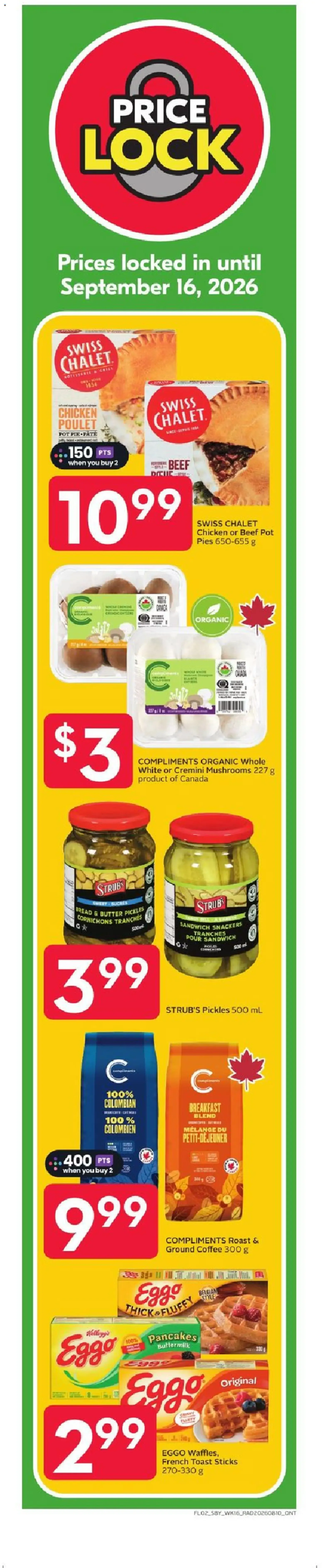 Sobeys weekly flyer / circulaire from Aug 13, 2026 > weekly specials & deals from August 13 to August 19 2026 - flyer page 3