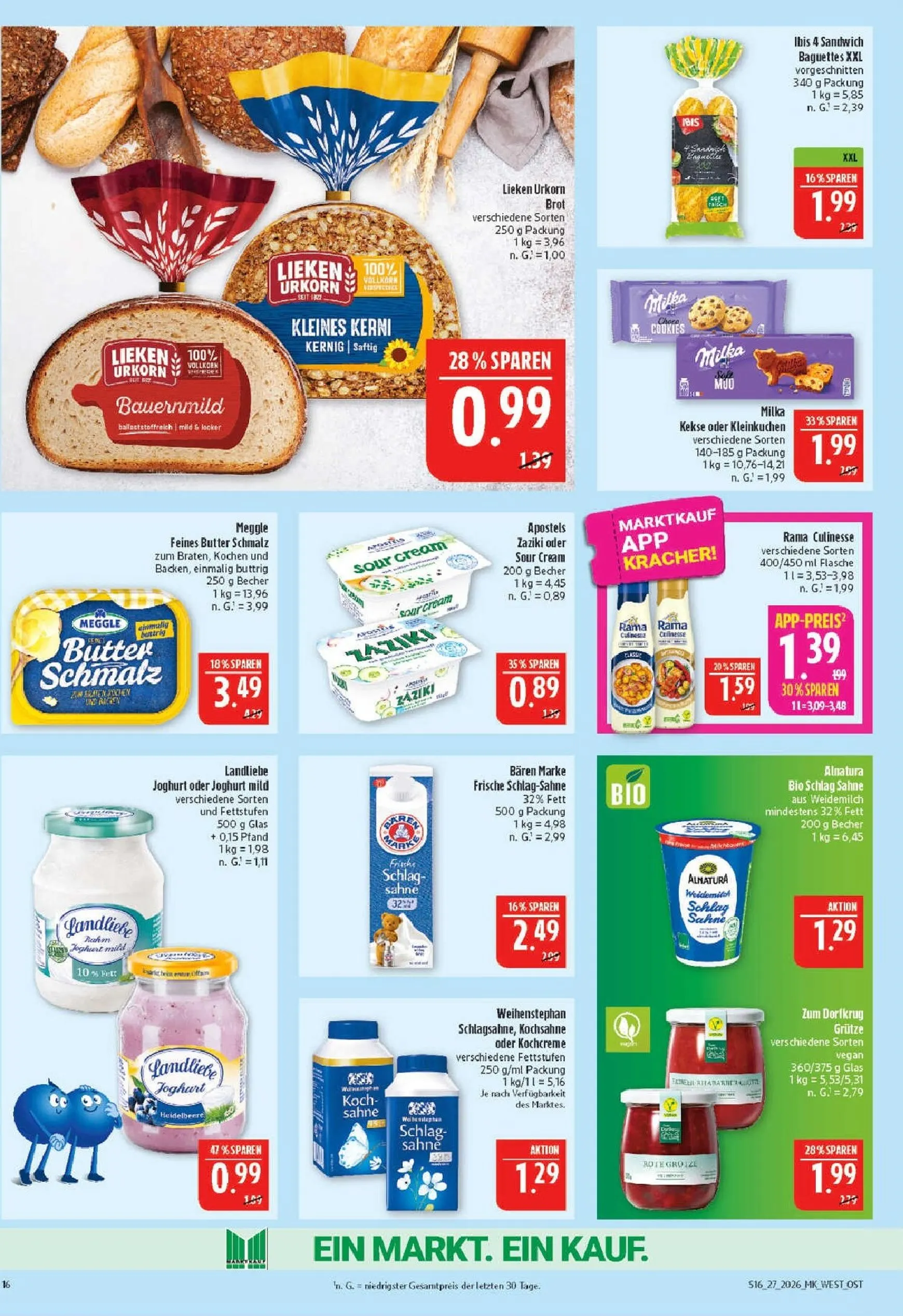 Marktkauf Prospekt nächste Woche – von Montag 29.06.2026 bis Samstag 04.07.2026 von 29. Juni bis 4. Juli 2026 - Prospekt seite 16
