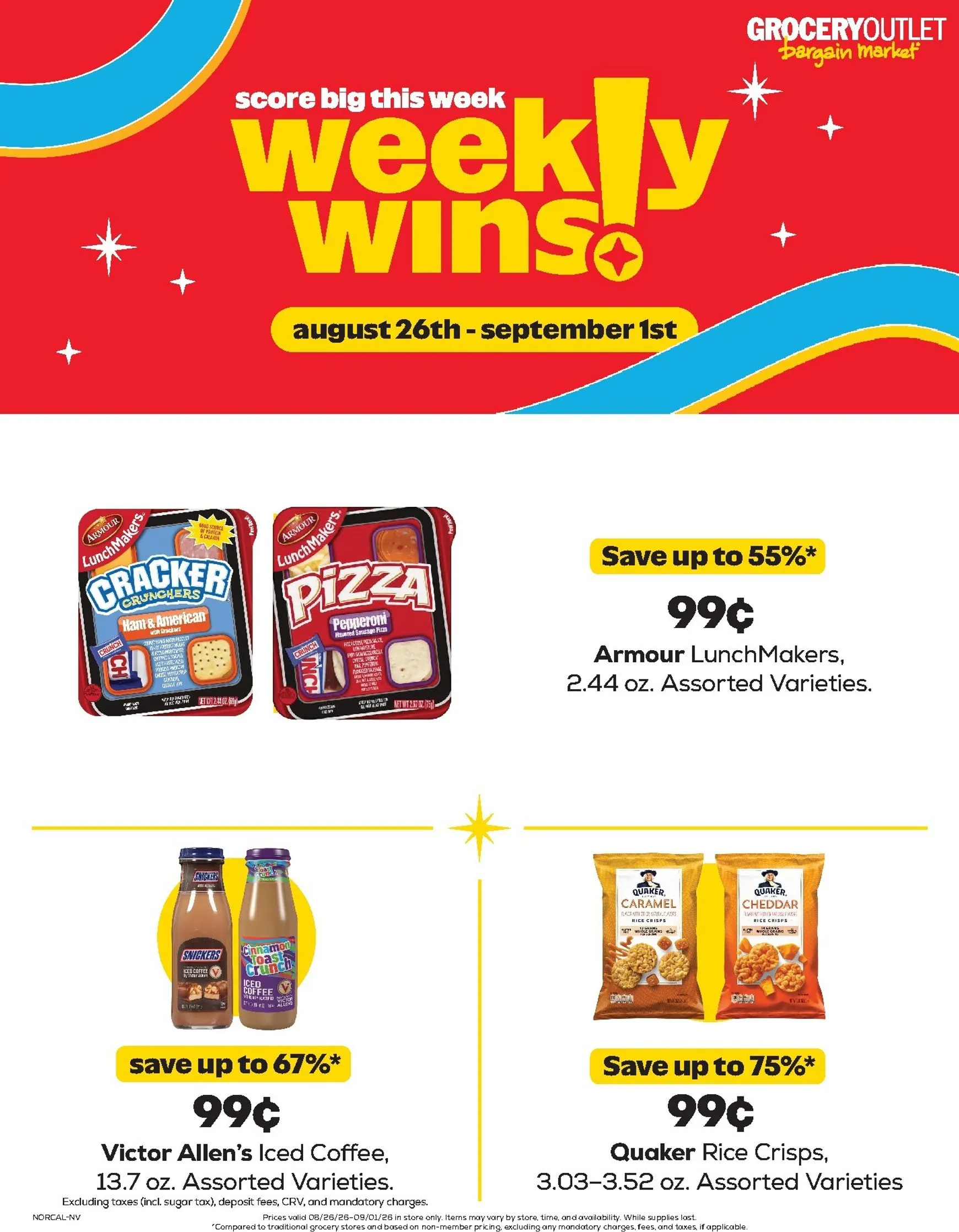 Weekly ad Grocery Outlet Weekly Wins from August 26 to September 1 2026 - Page 1