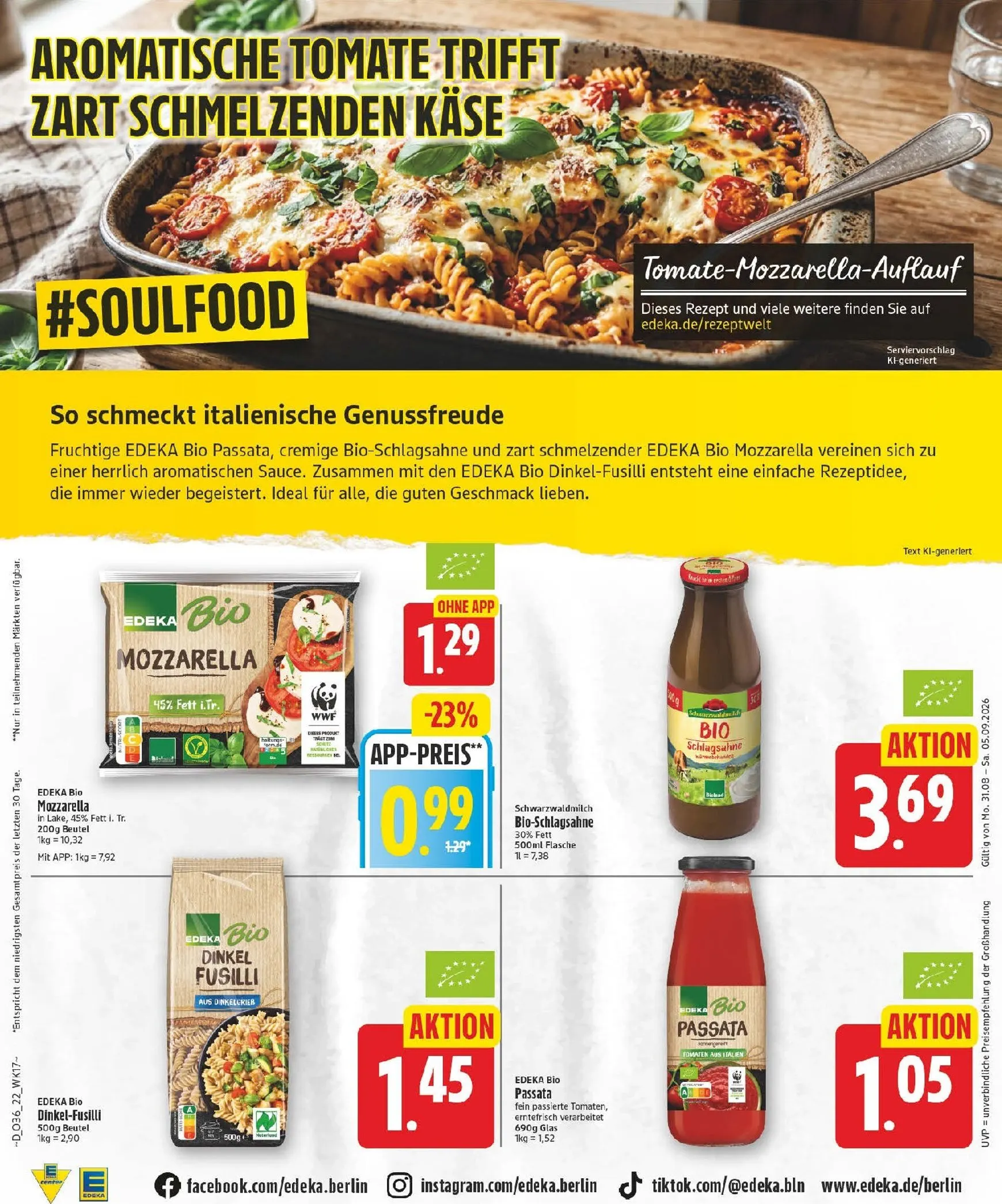 Edeka Prospekt nächste Woche – von Montag 31.08.2026 bis Samstag 05.09.2026 von 31. August bis 5. September 2026 - Prospekt seite 22