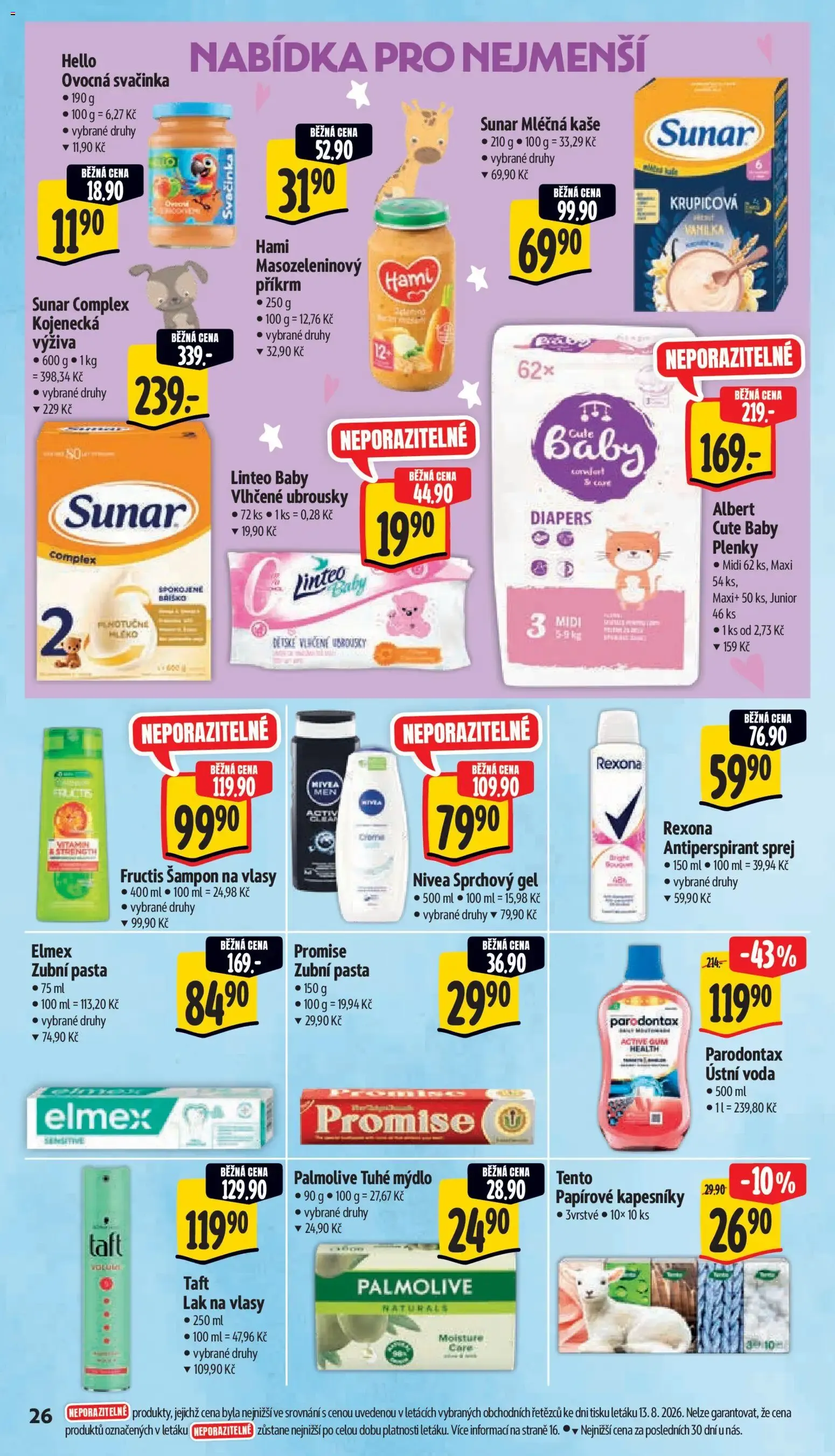 Albert leták - Supermarket od 19.08.2026 - Akční leták - 19. srpna 25. srpna 2026 - Page 38