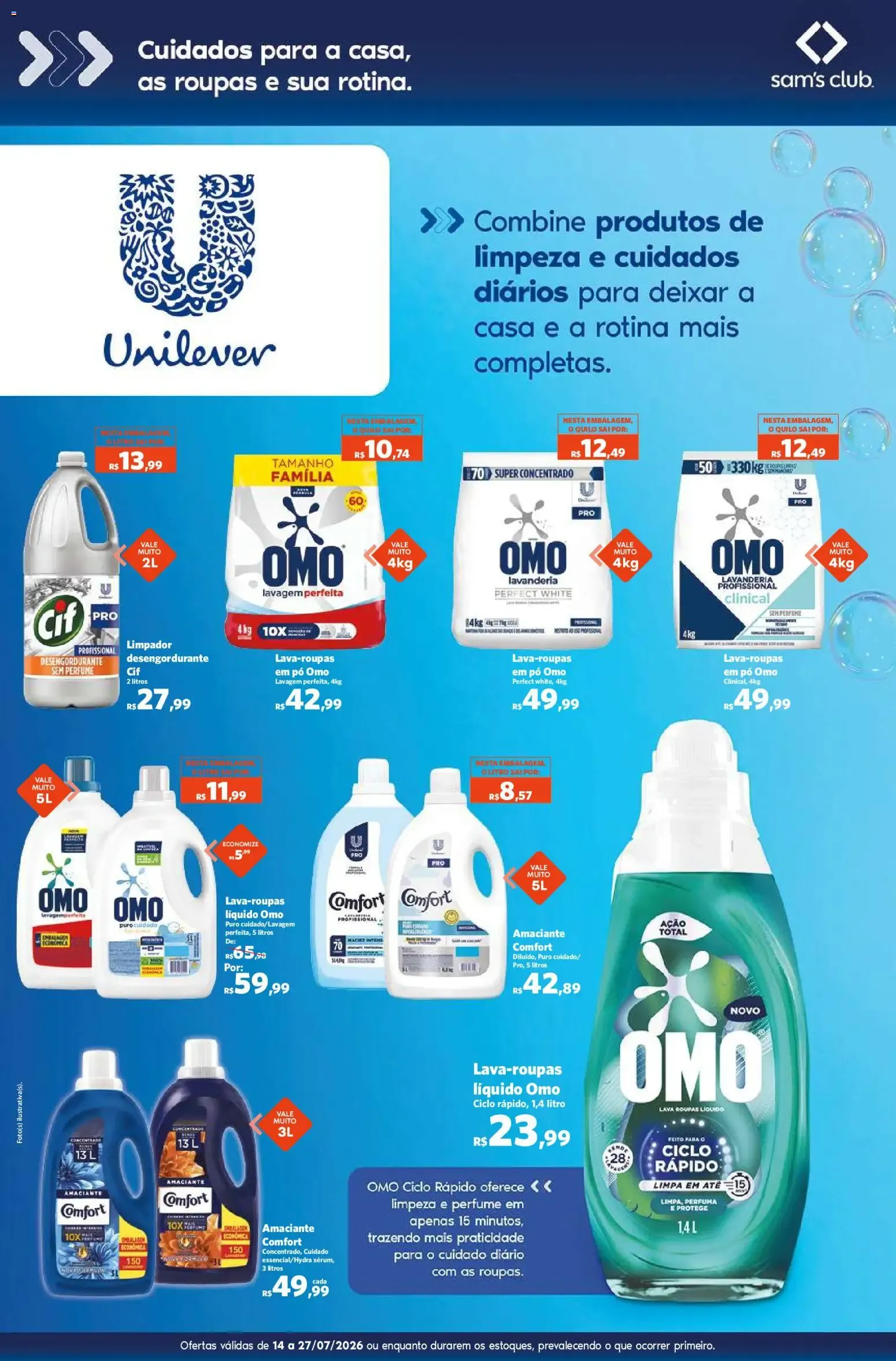 Encarte de Sam's Club ofertas Casa Limpa de 14/07/2026 | Promoções Online 14 de julho até 27 de julho 2026 - Pagina 3