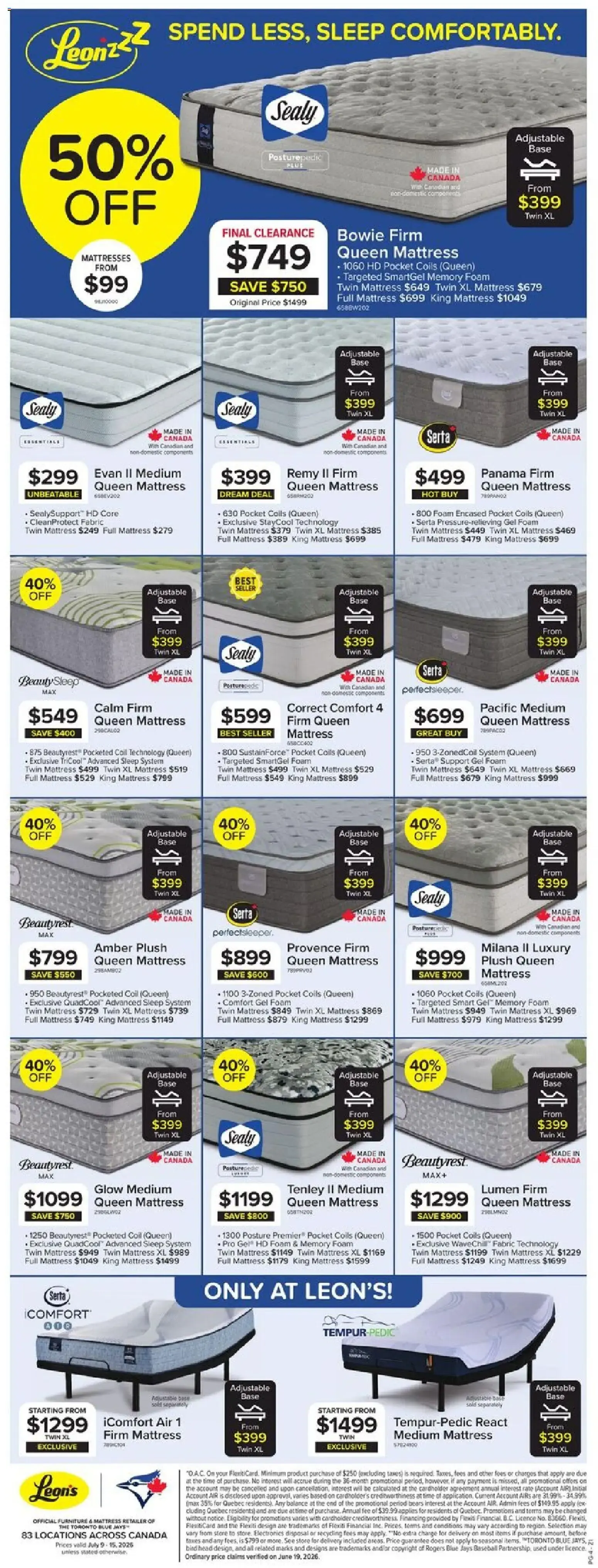 Leon's CANADA-WIDE SUPER SALE from July 9 to July 15 2026 - flyer page 4