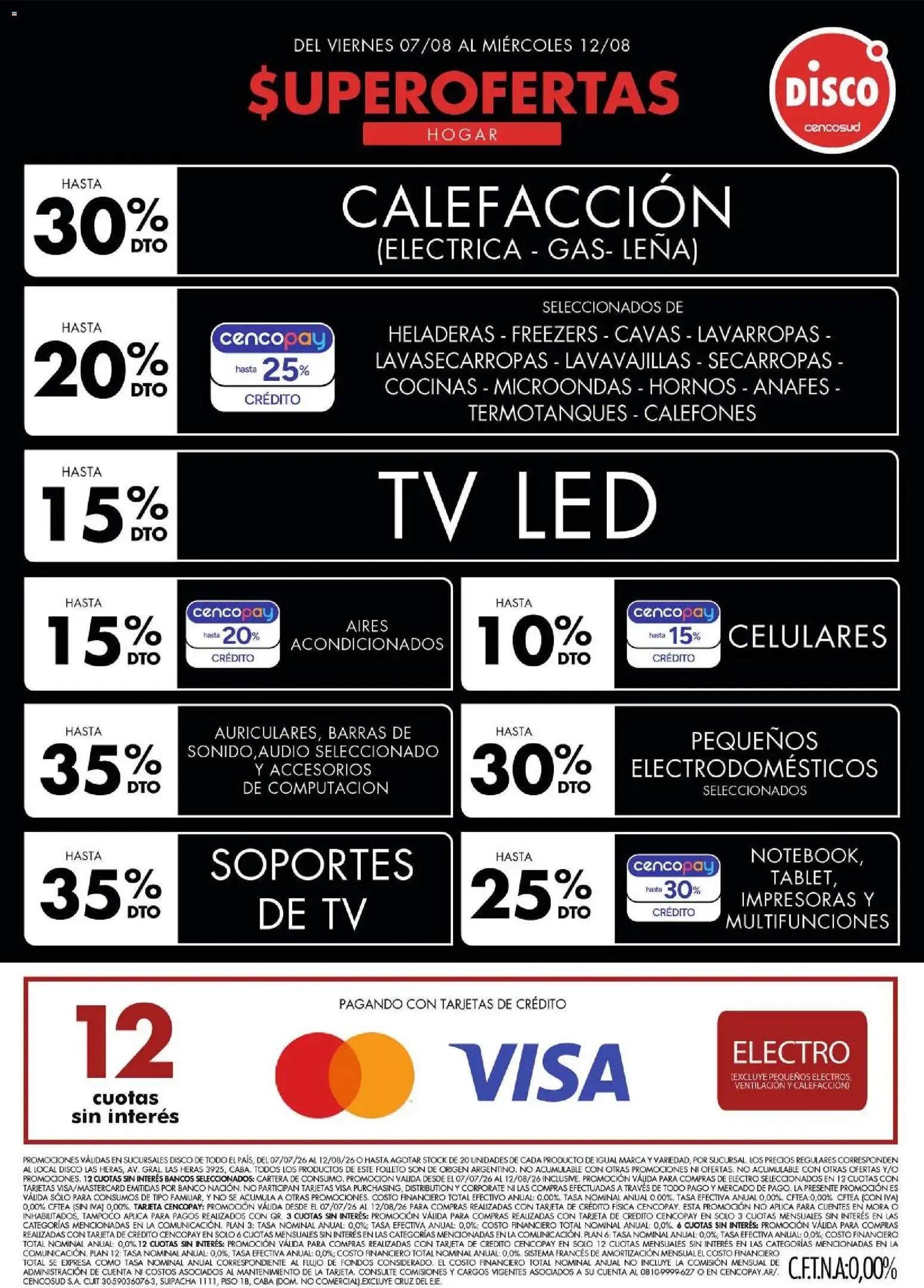 Ofertas de Disco - Ofertas Electro, T. Libre y más del 07/08/2026 - 12/08/2026 7 de julio al 12 de agosto 2026 - Página 1 del catálogo