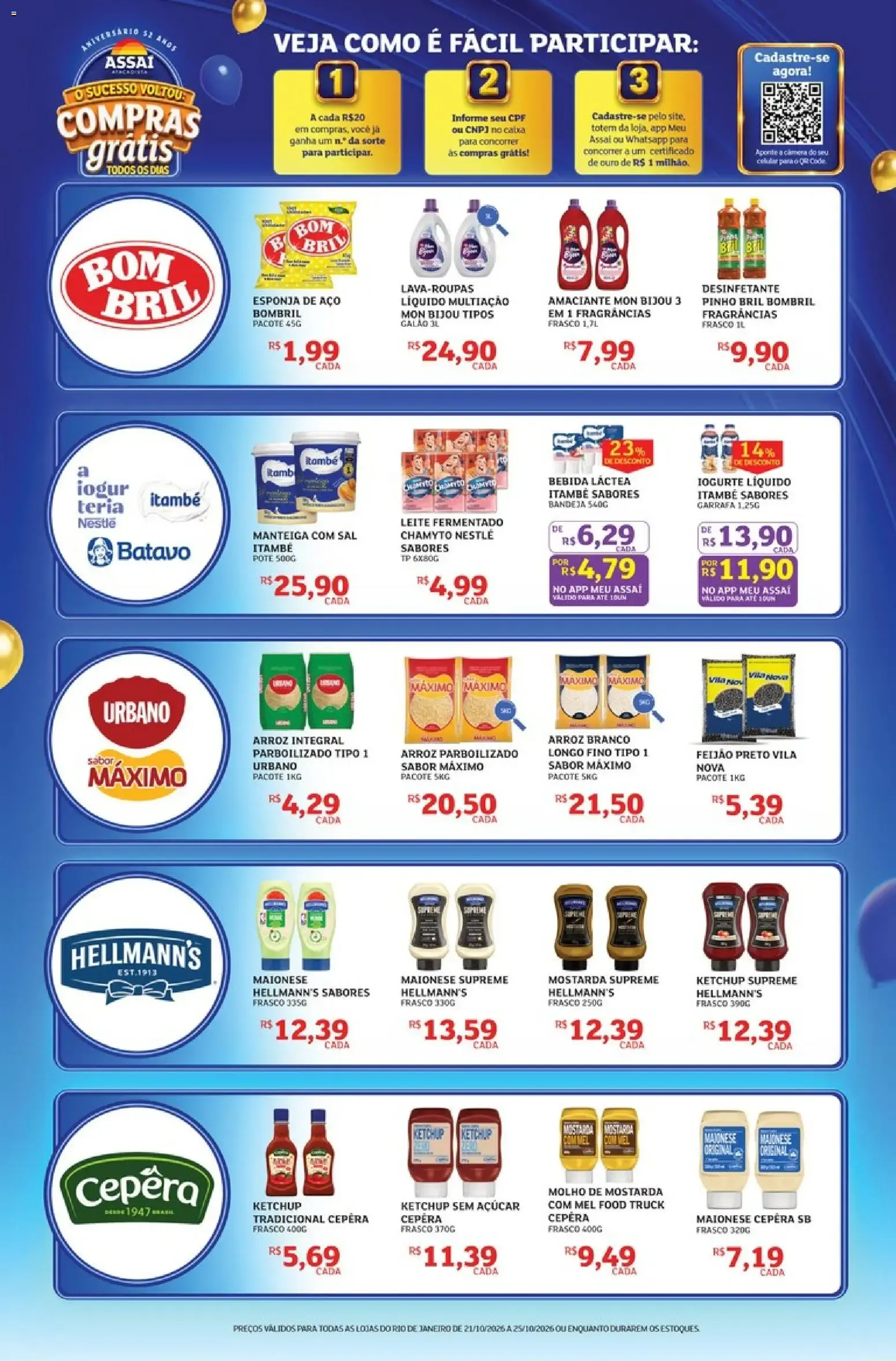 Encarte de Assaí Atacadista: Compras Grátis Todos os Dias 21 de outubro até 25 de outubro 2026 - Pagina 3