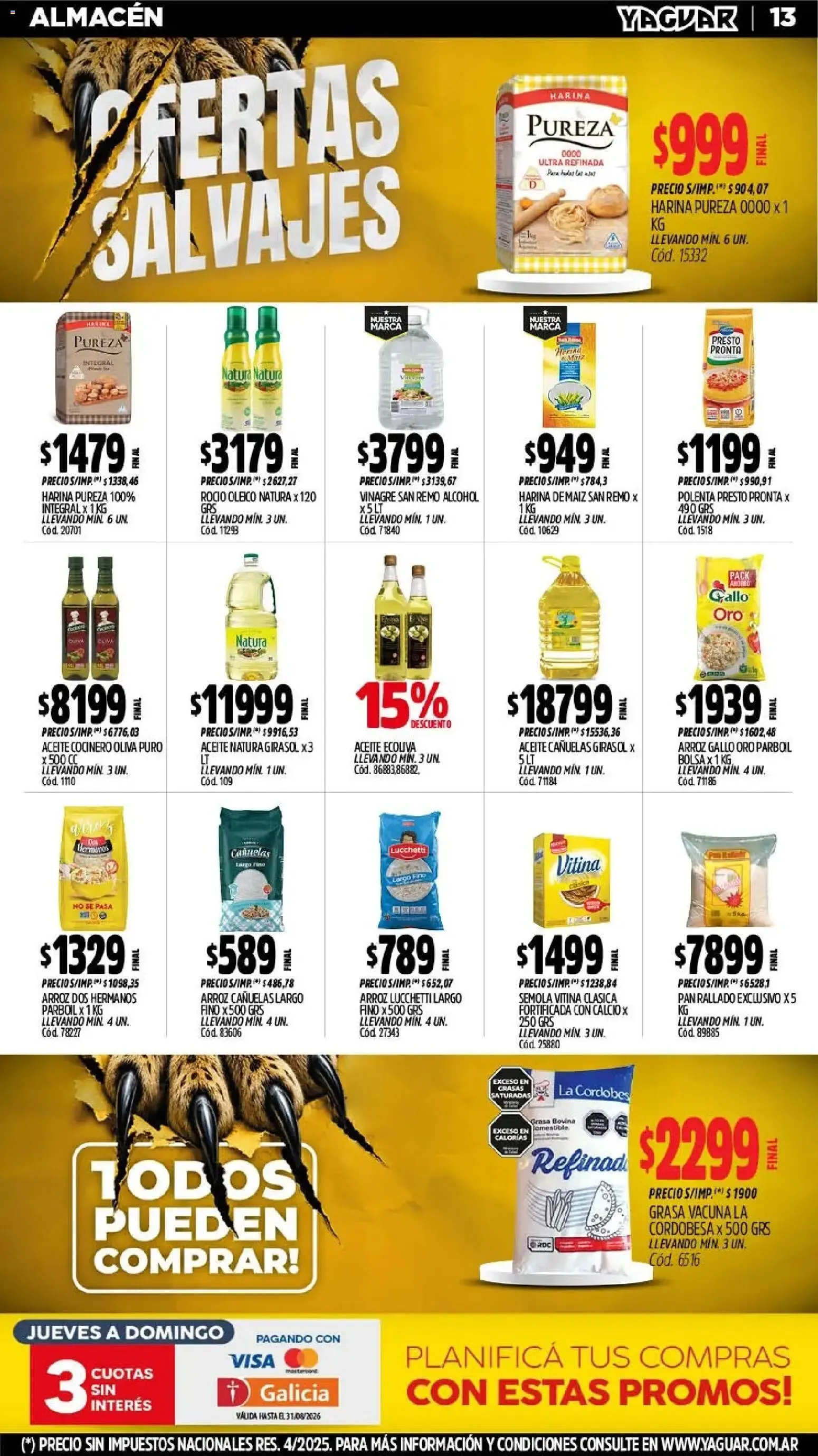 Ofertas de Yaguar - Oferta Semanal Santa Fé del 03/08/2026 - 09/08/2026 3 de agosto al 9 de agosto 2026 - Página 14 del catálogo