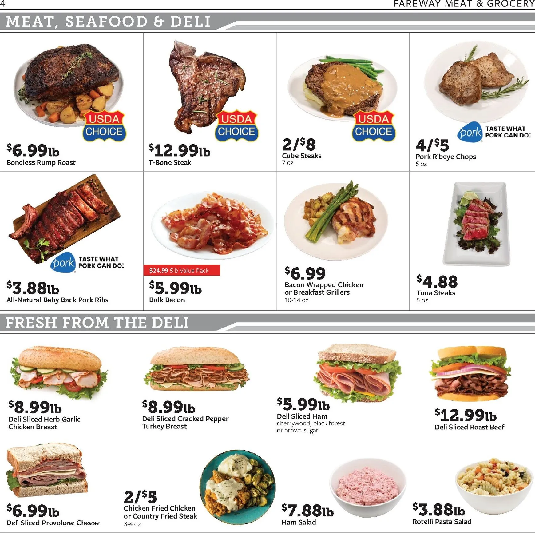 Weekly ad Fareway: Ofertas semanales y entradas para la Feria Estatal de Iowa from August 3 to August 8 2026 - Page 4