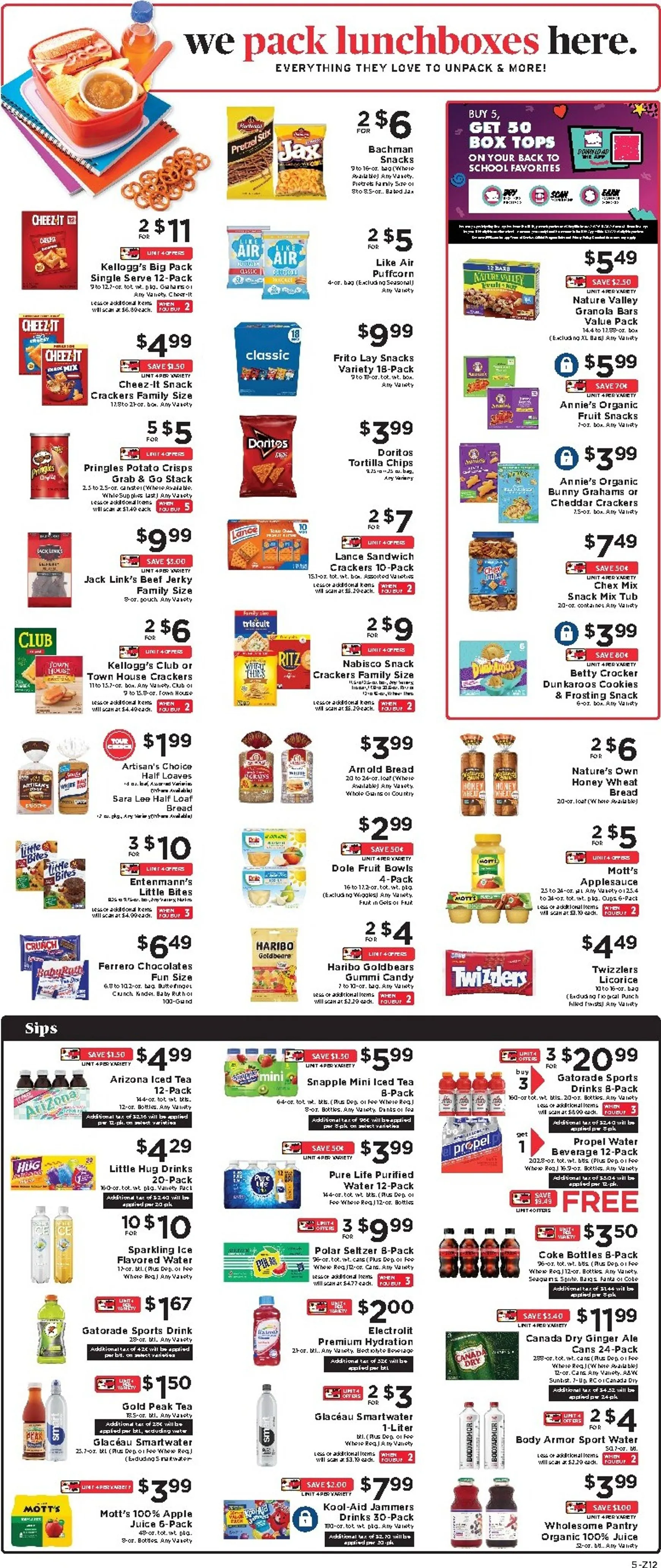 Weekly promotion Current ShopRite leaflet valid from Sunday 08/16/2026 to Saturday 08/22/2026 spanning from August 16 to August 22 2026 - Page 6 for Catalogue 365