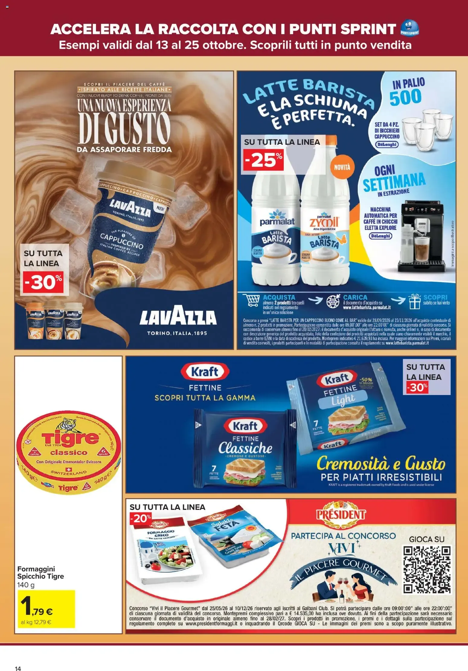 Carrefour Market: La tua carta SpesAmica Payback vola con i Punti Sprint da 13 ottobre a 25 ottobre di 2026 - Pagina del volantino 14