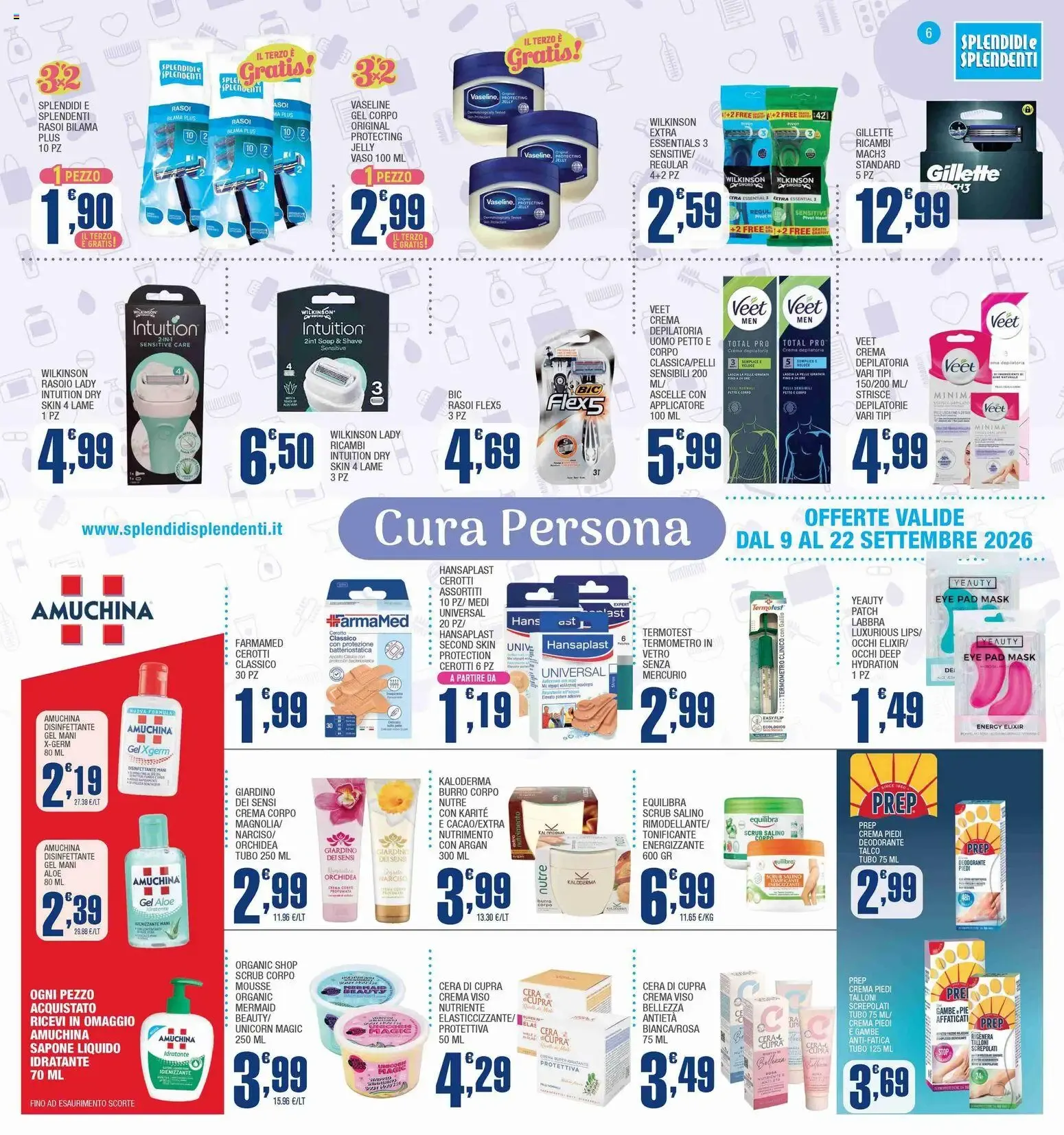 Splendidi e Splendenti volantino dal 09/09/2026 - online Offerte da 9 settembre a 22 settembre di 2026 - Pagina del volantino 6