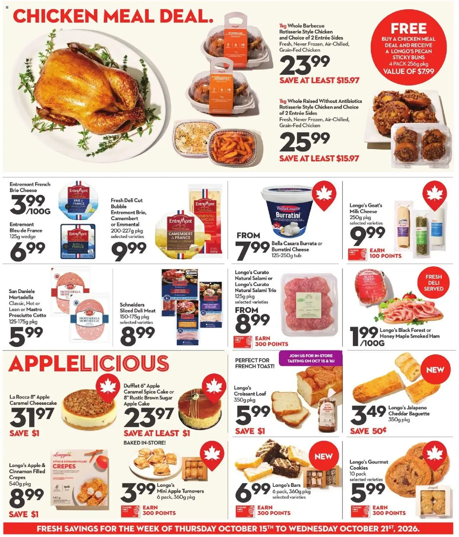 Longo's weekly flyer / circulaire from Oct 15, 2026 > weekly specials & deals from October 15 to October 21 2026 - flyer page 6