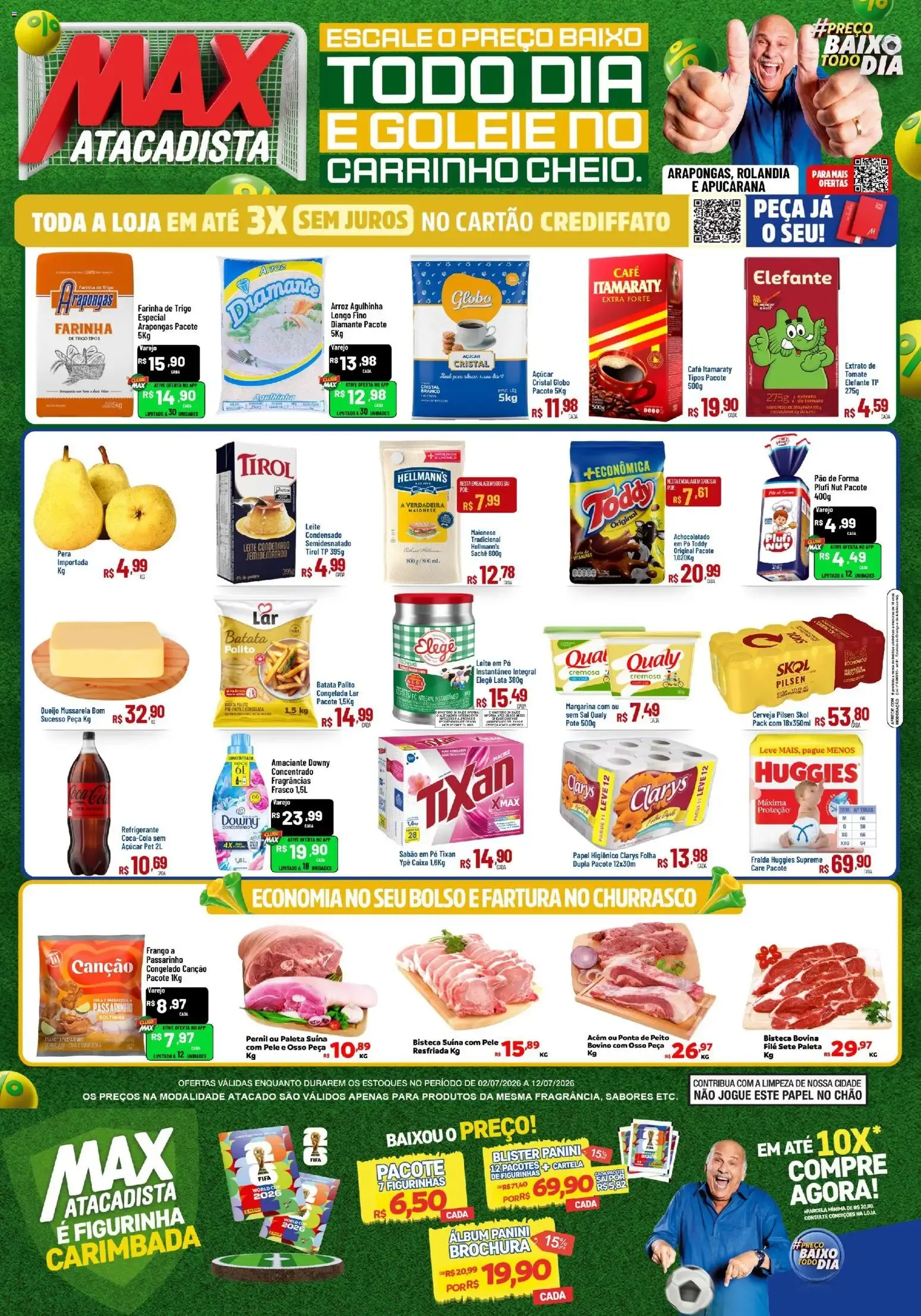 Encarte de Max Atacadista - Ofertas da semana de 02/07/2026 | Promoções Online 2 de julho até 12 de julho 2026 - Pagina 1
