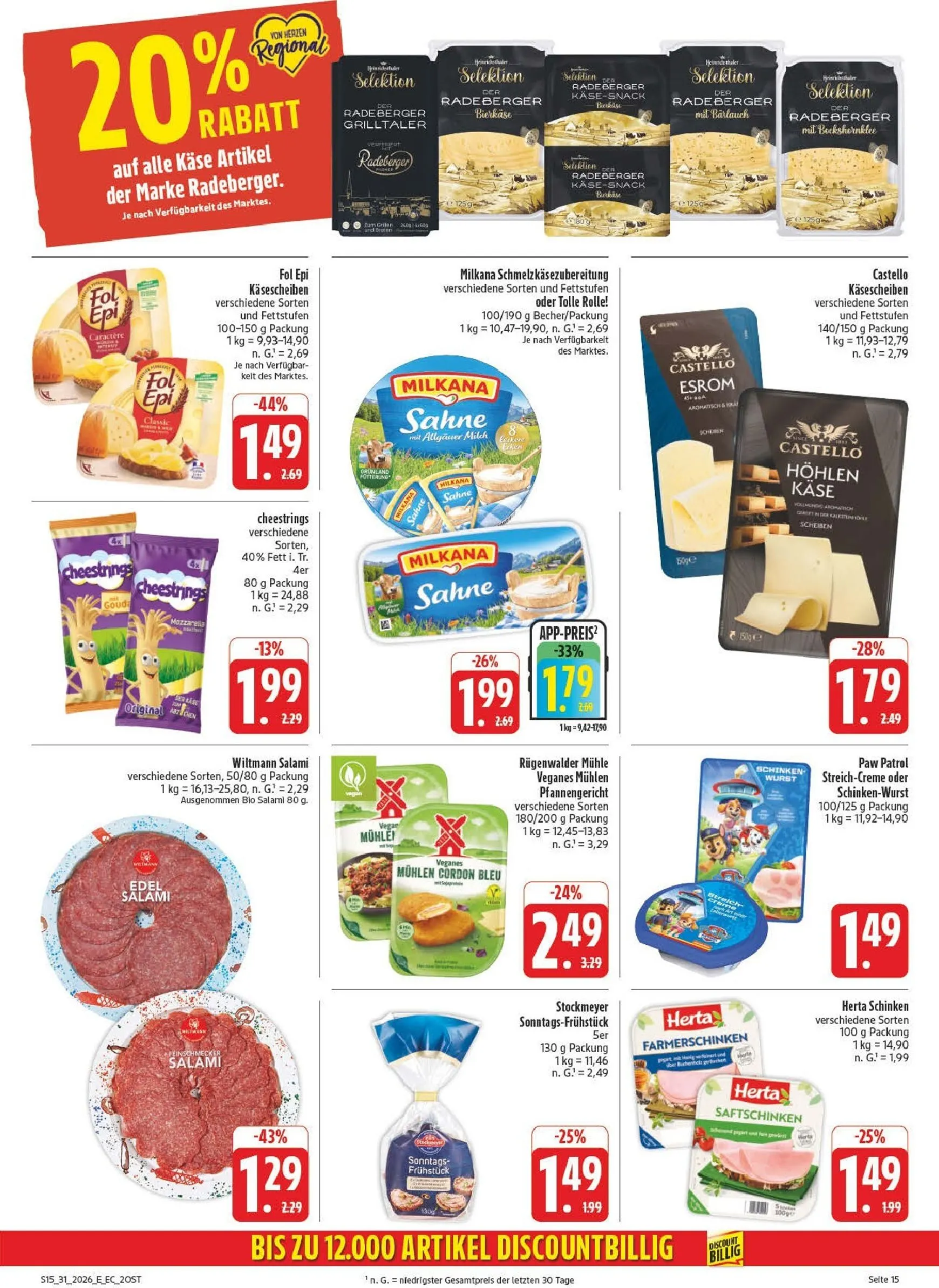 Edeka - Potrzebski Prospekt – von Montag 27.07.2026 bis Samstag 01.08.2026 von 27. Juli bis 1. August 2026 - Prospekt seite 19