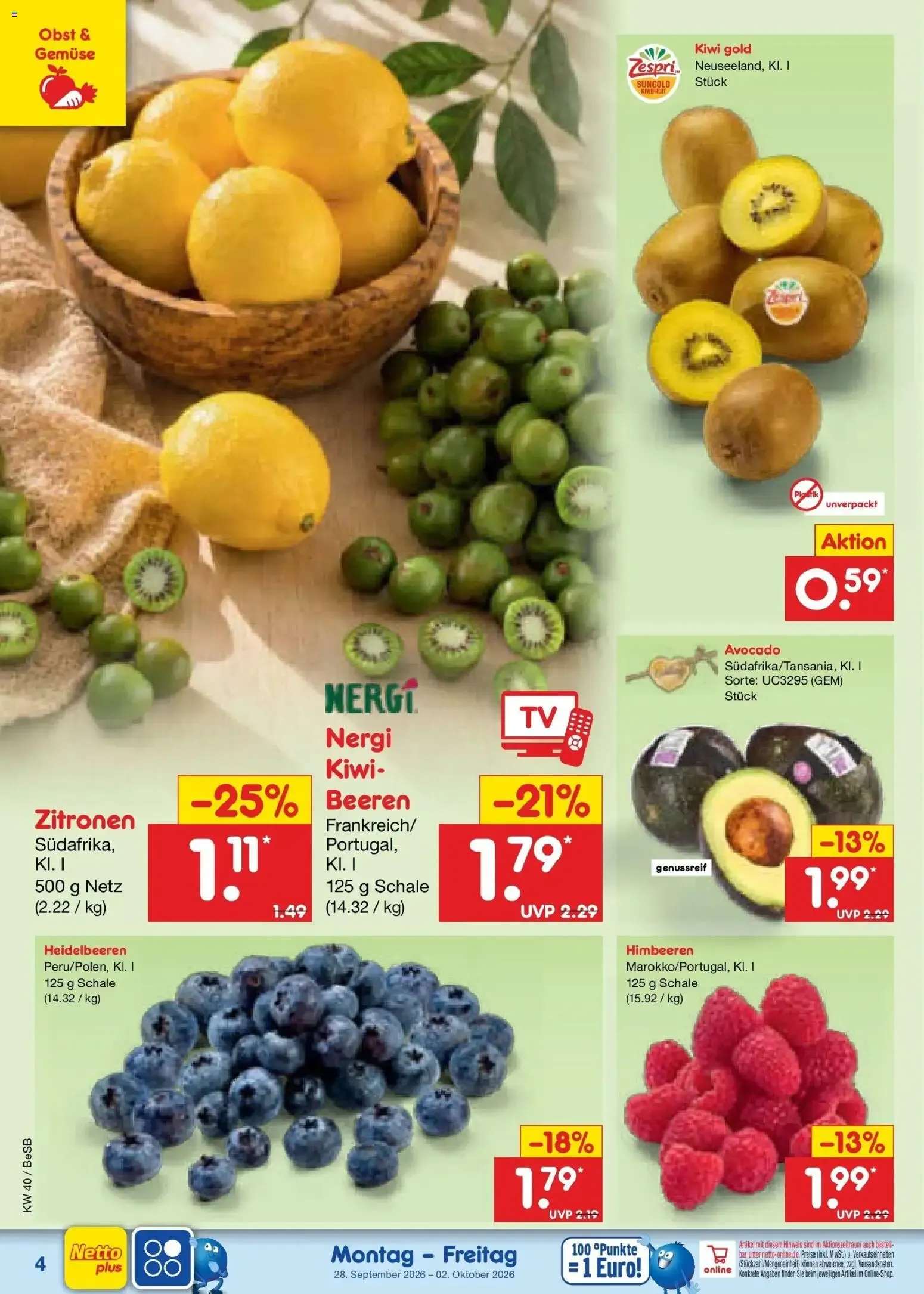 Netto Marken-Discount Prospekt Kremmen (ab 28.09.2026) » Angebote von 28. September bis 2. Oktober 2026 - Prospekt seite 4