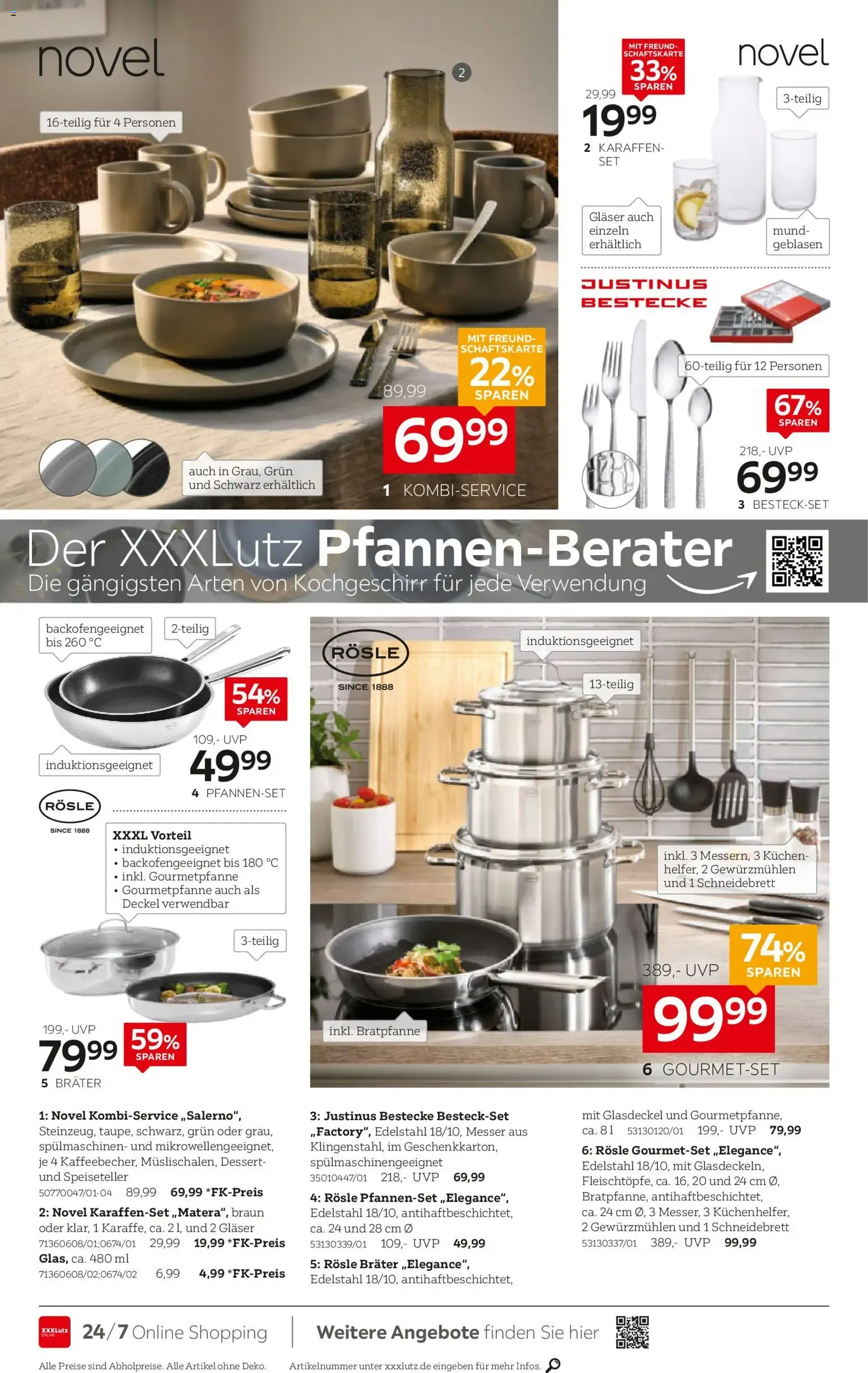 XXXLutz „Alt gegen Neu" Besteck-Tauschaktion von 10. Oktober bis 24. Oktober 2026 - Prospekt seite 4