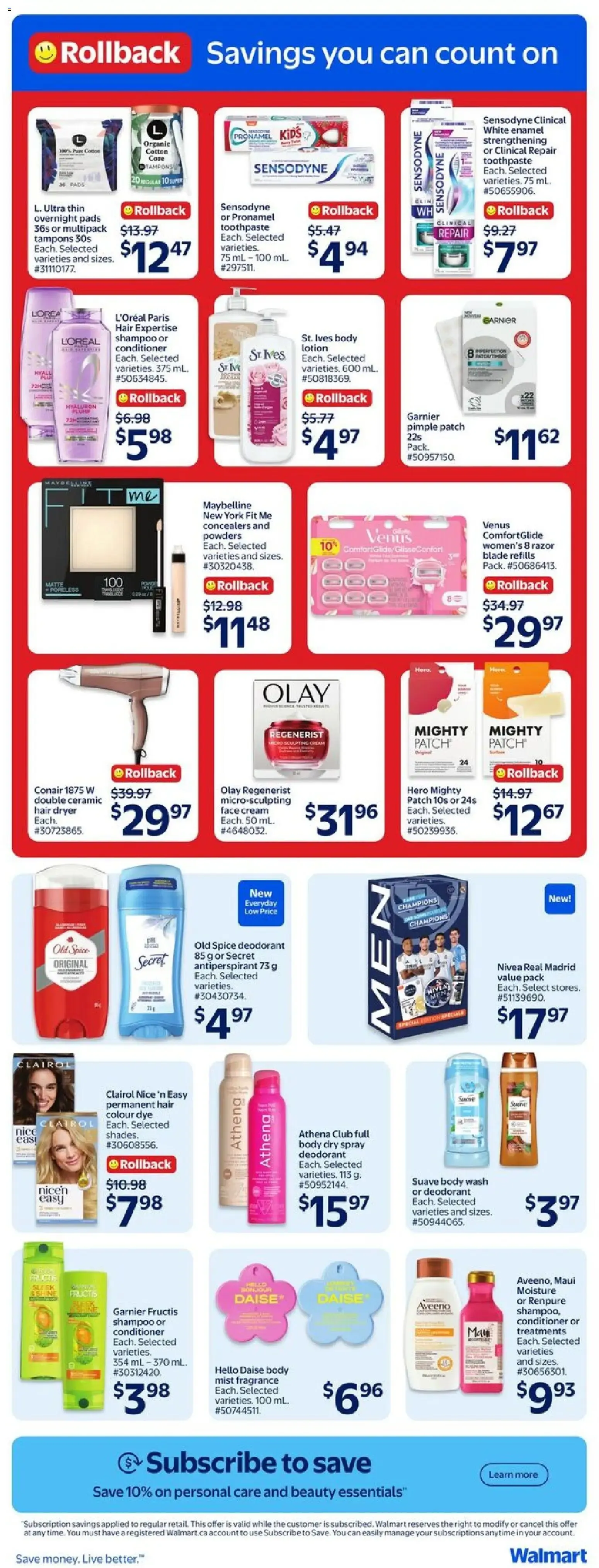 Walmart weekly flyer from Aug 13, 2026 > weekly specials & deals from August 13 to August 19 2026 - flyer page 35