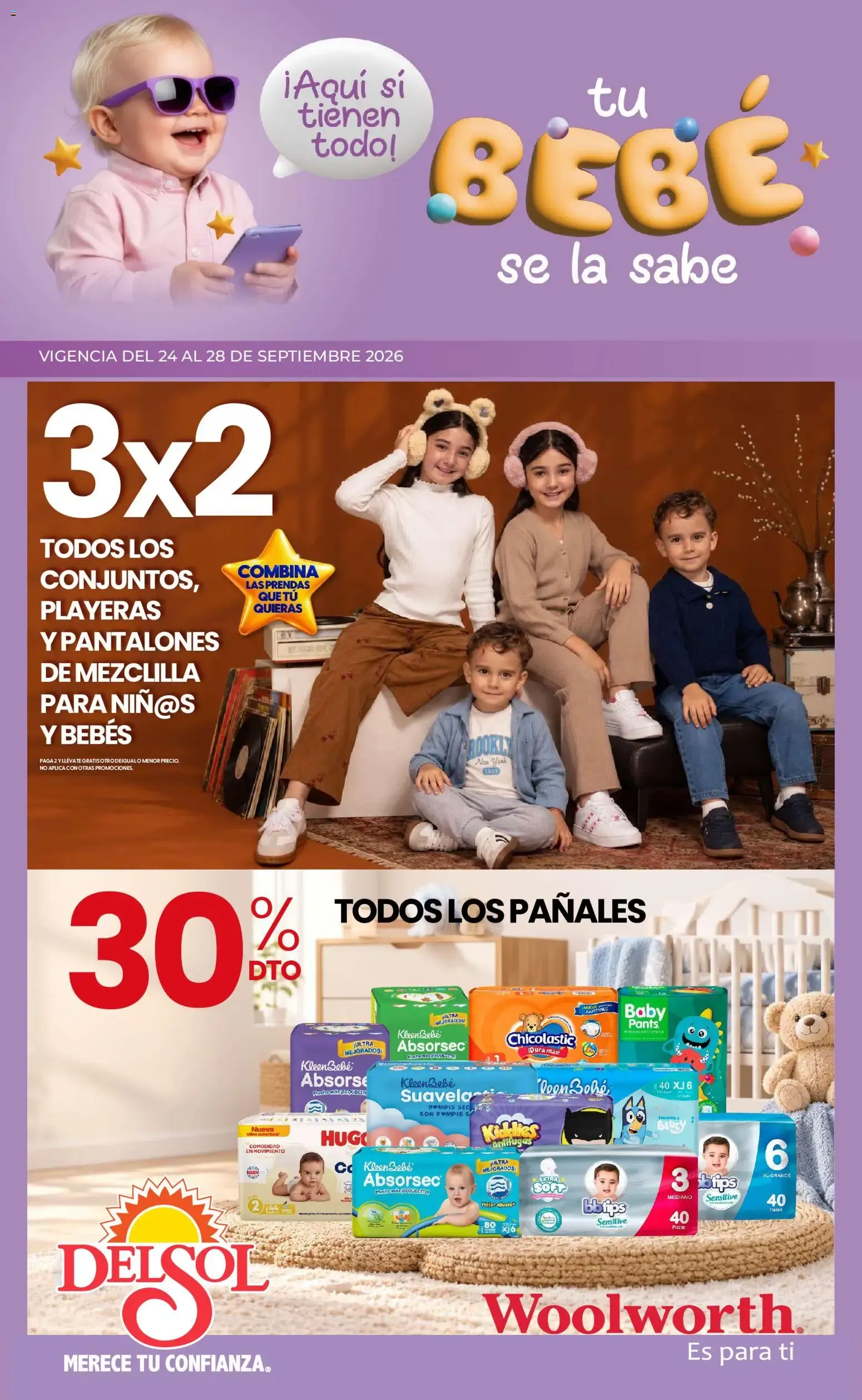 Catálogo de Tu Bebé se la Sabe 24 de septiembre al 28 de septiembre 2026 - Pagina 1
