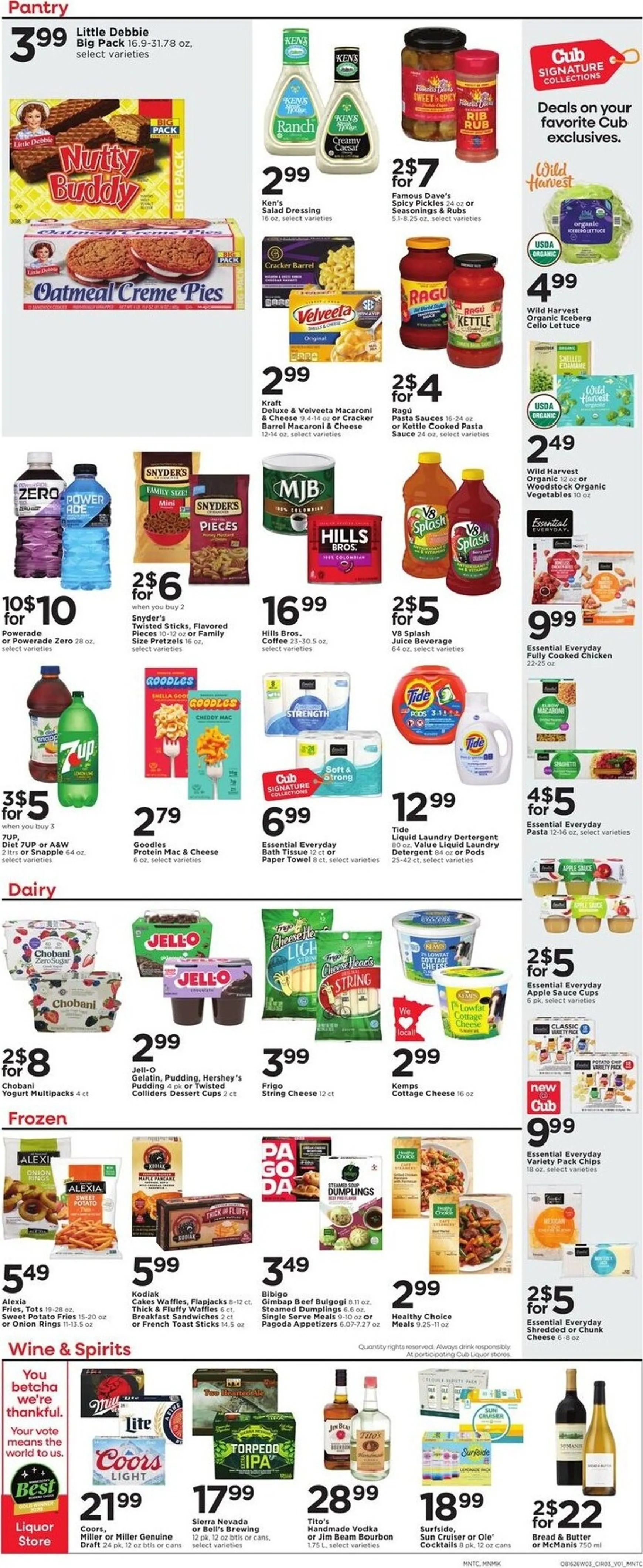 Weekly promotion Current Cub leaflet valid from Sunday 08/16/2026 to Saturday 08/22/2026 spanning from August 16 to August 22 2026 - Page 5 for Catalogue 365