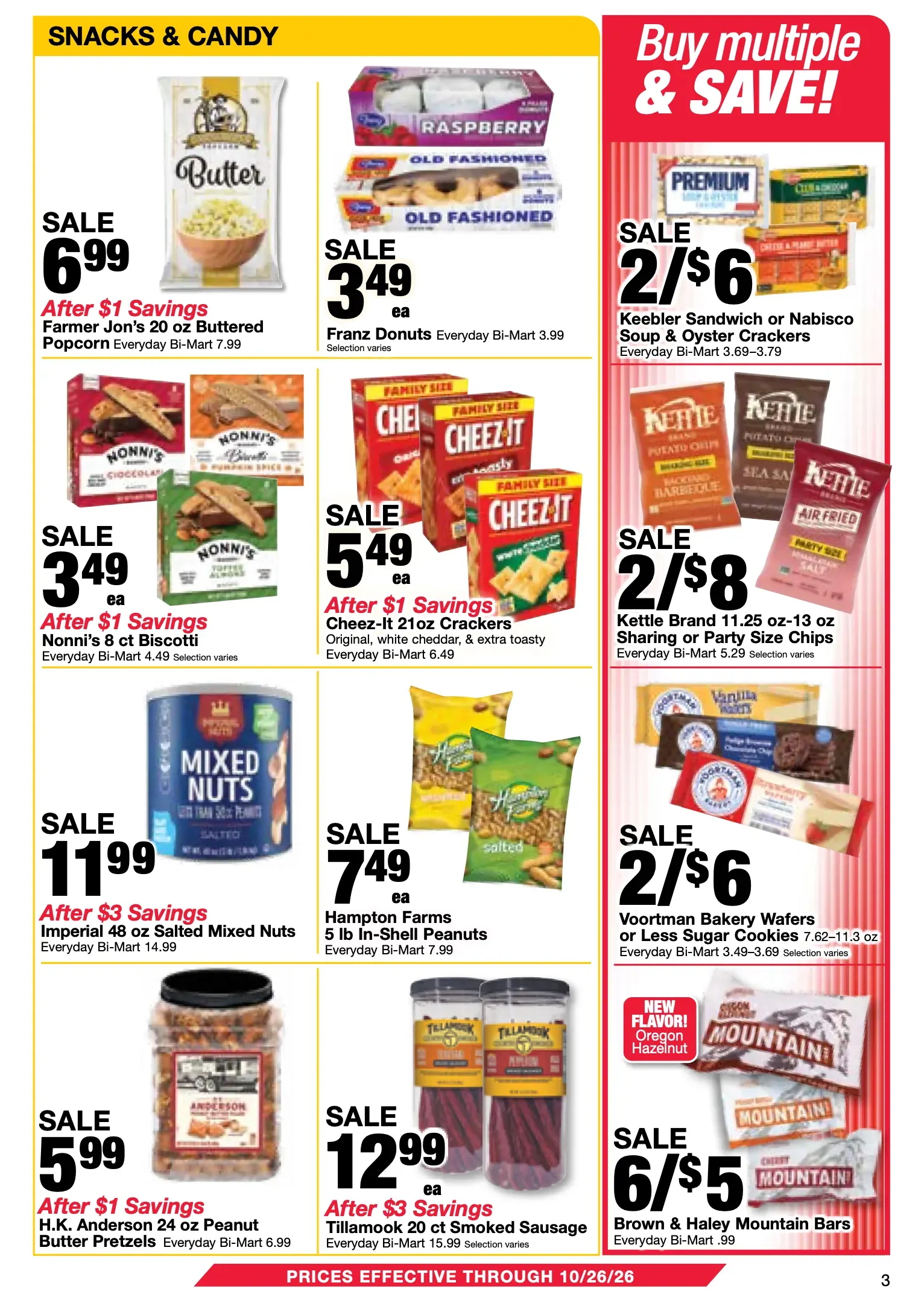 Weekly ad Current Bi-Mart leaflet valid from Tuesday 10/13/2026 to Monday 10/26/2026 from October 13 to October 26 2026 - Page 3