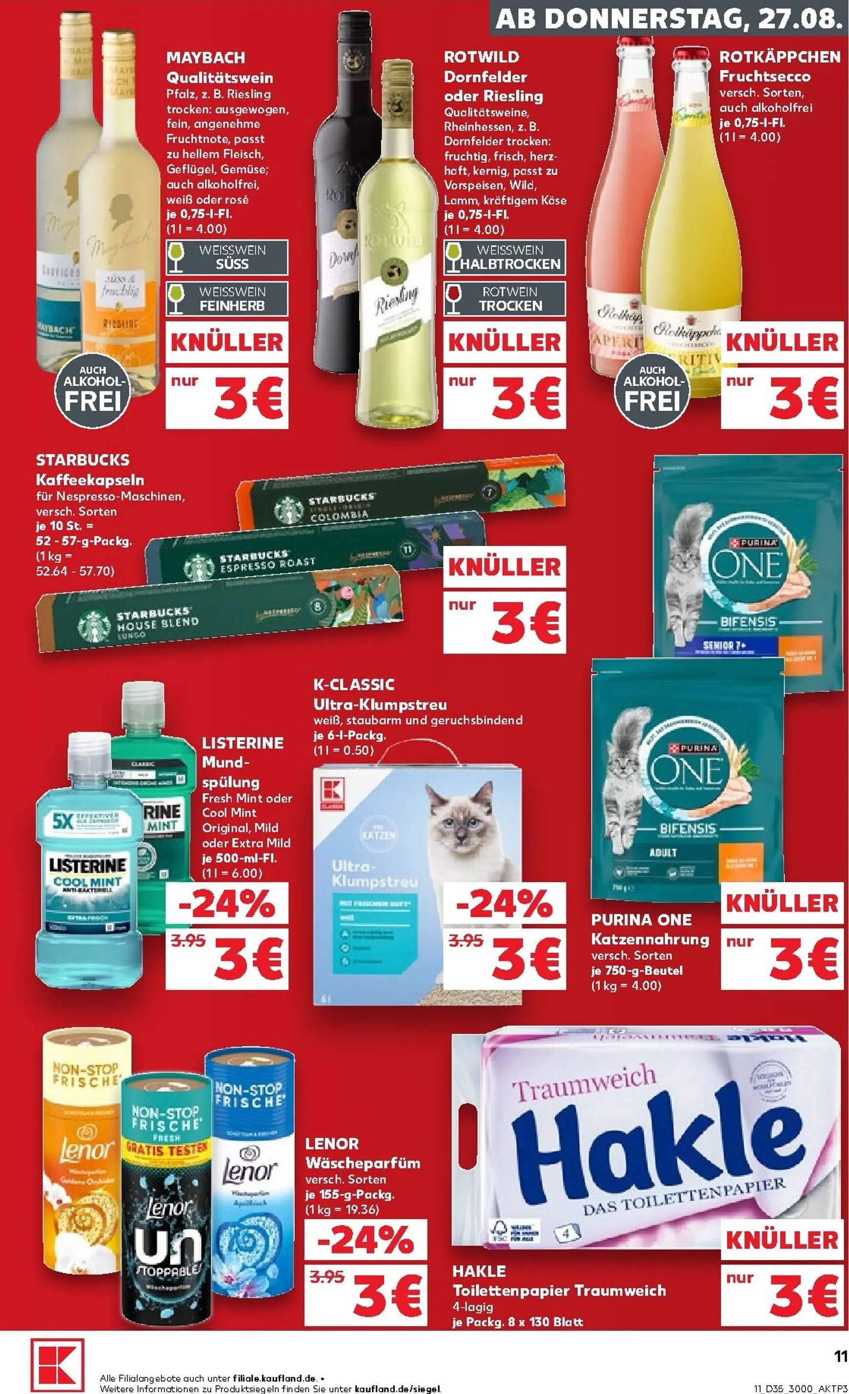 Kaufland Prospekt nächste Woche – von Donnerstag 27.08.2026 bis Mittwoch 02.09.2026 von 27. August bis 2. September 2026 - Prospekt seite 12