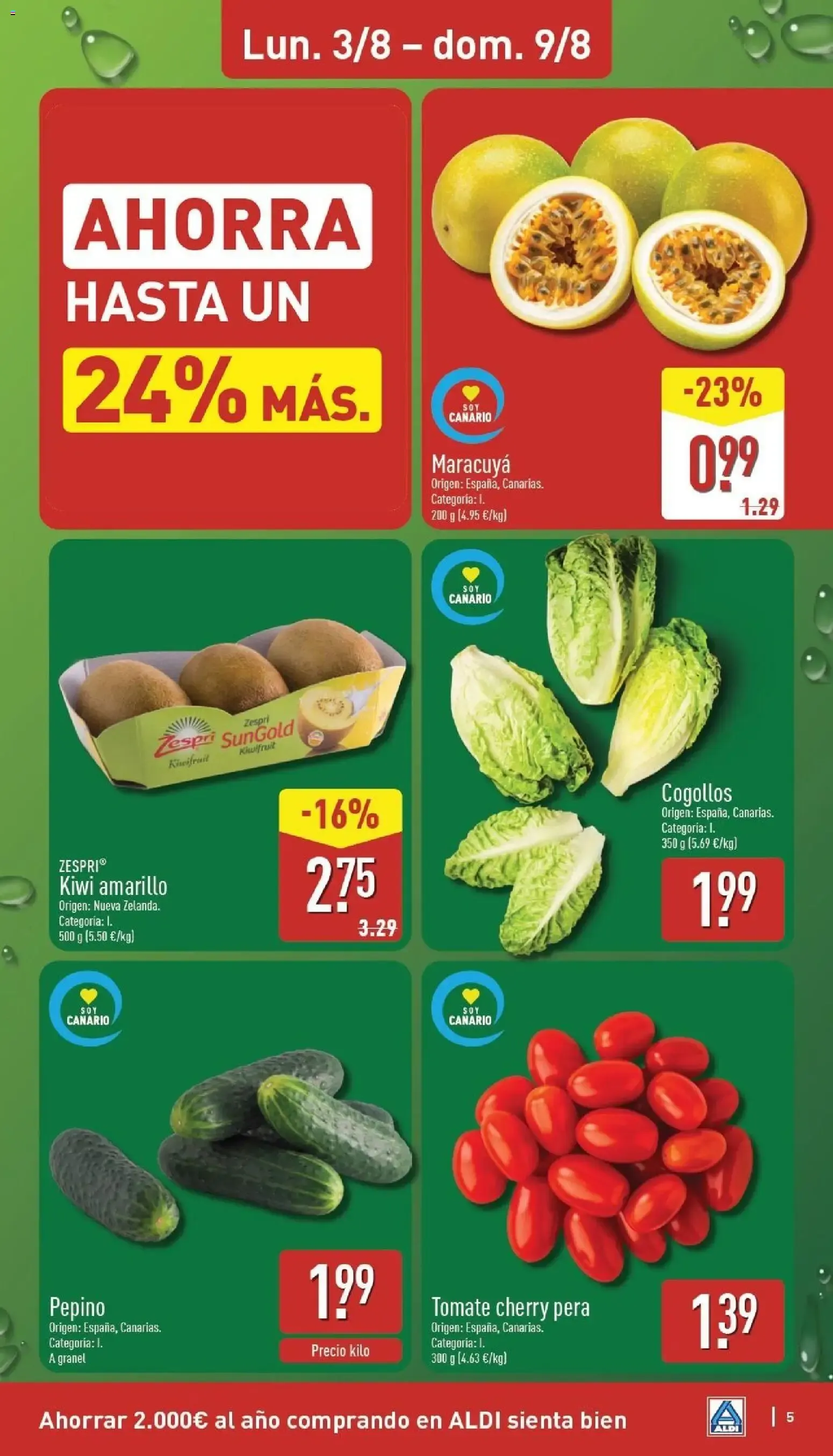 Catálogo de Aldi: Frescura a precios para tirarse a la piscina 3 de agosto al 9 de agosto 2026 - Página 5