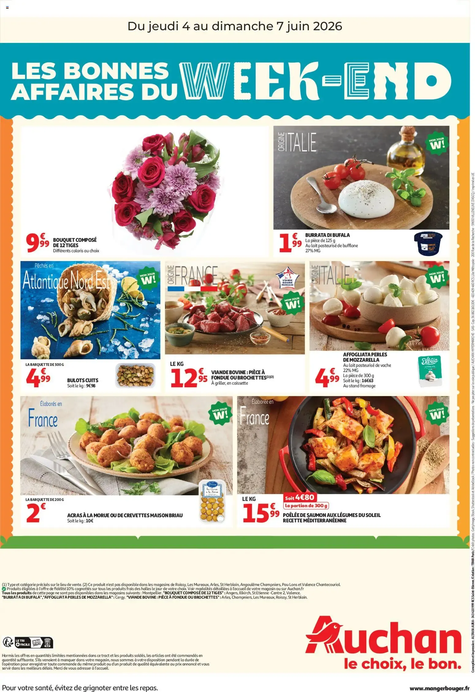 Auchan Les Halles - Les Bonnes Affaires du Week-End du 4 juin au 7 juin 2026 - Catalogue page 2