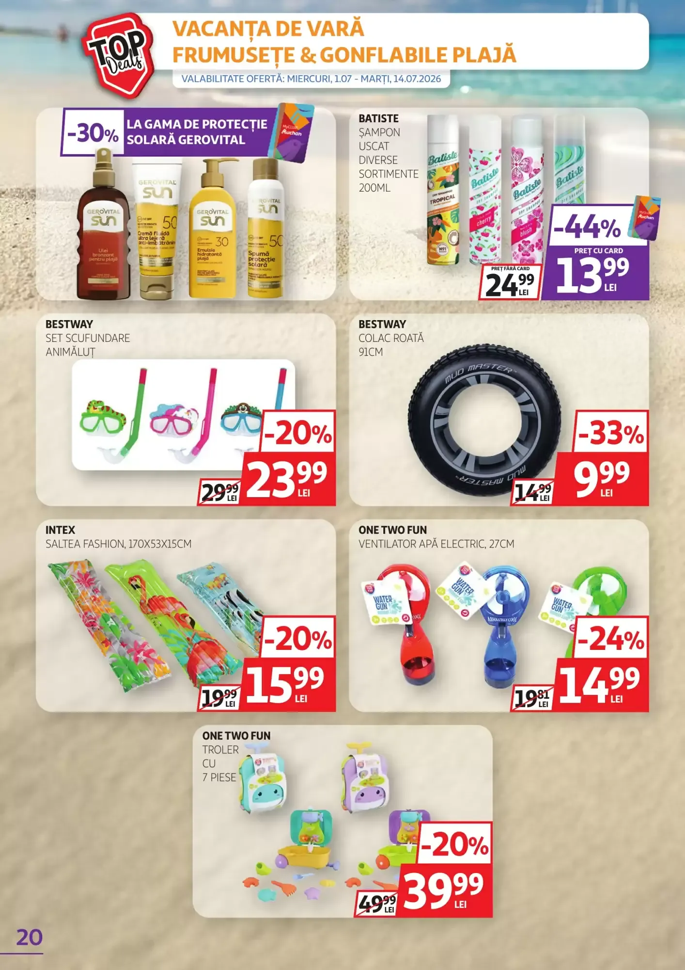 Catalog Catalog Auchan de la 1 iulie până la 14 iulie 2026 - Revista Pagina 20