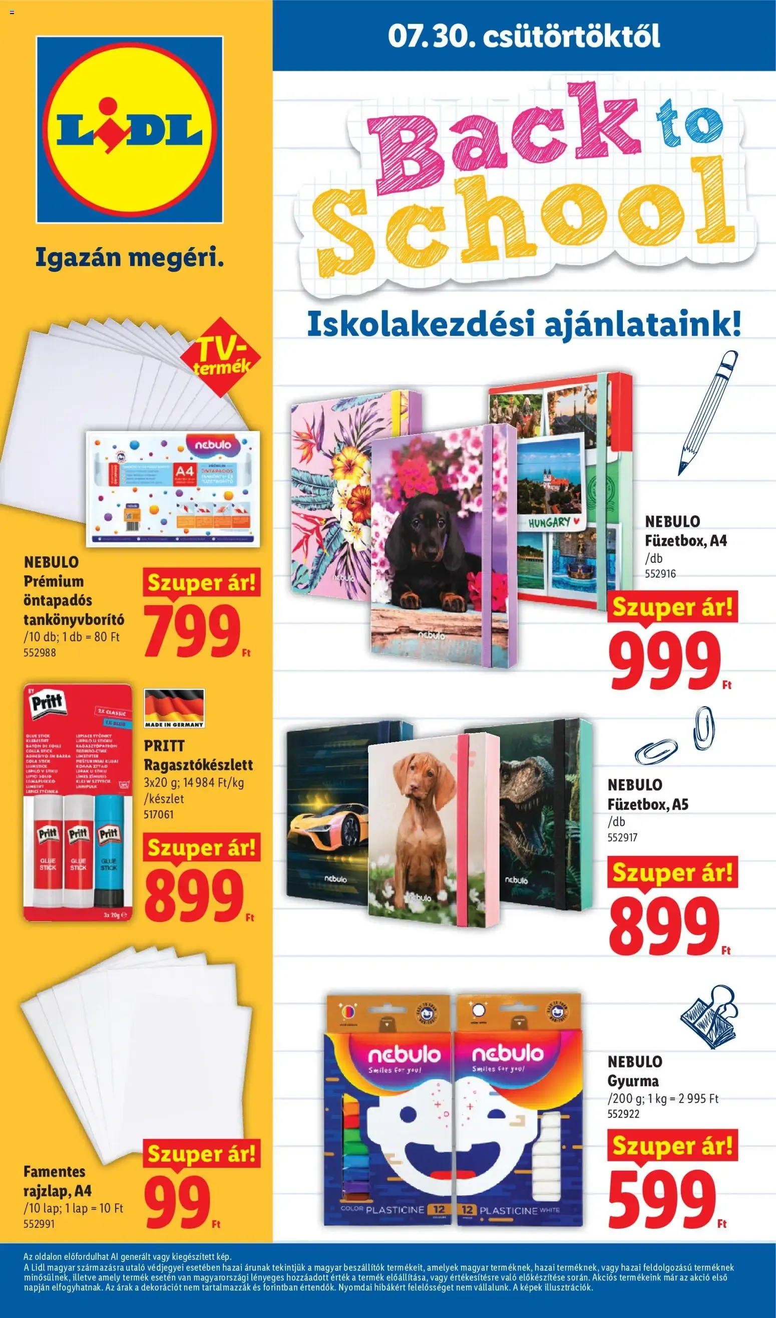 Katalógus Lidl Iskolakezdési - 2026.07.30. -tól/töl > akció, lapozható szórólap 🛍️ július 30.-tól augusztus 31.-ig 2026. - Oldal 16